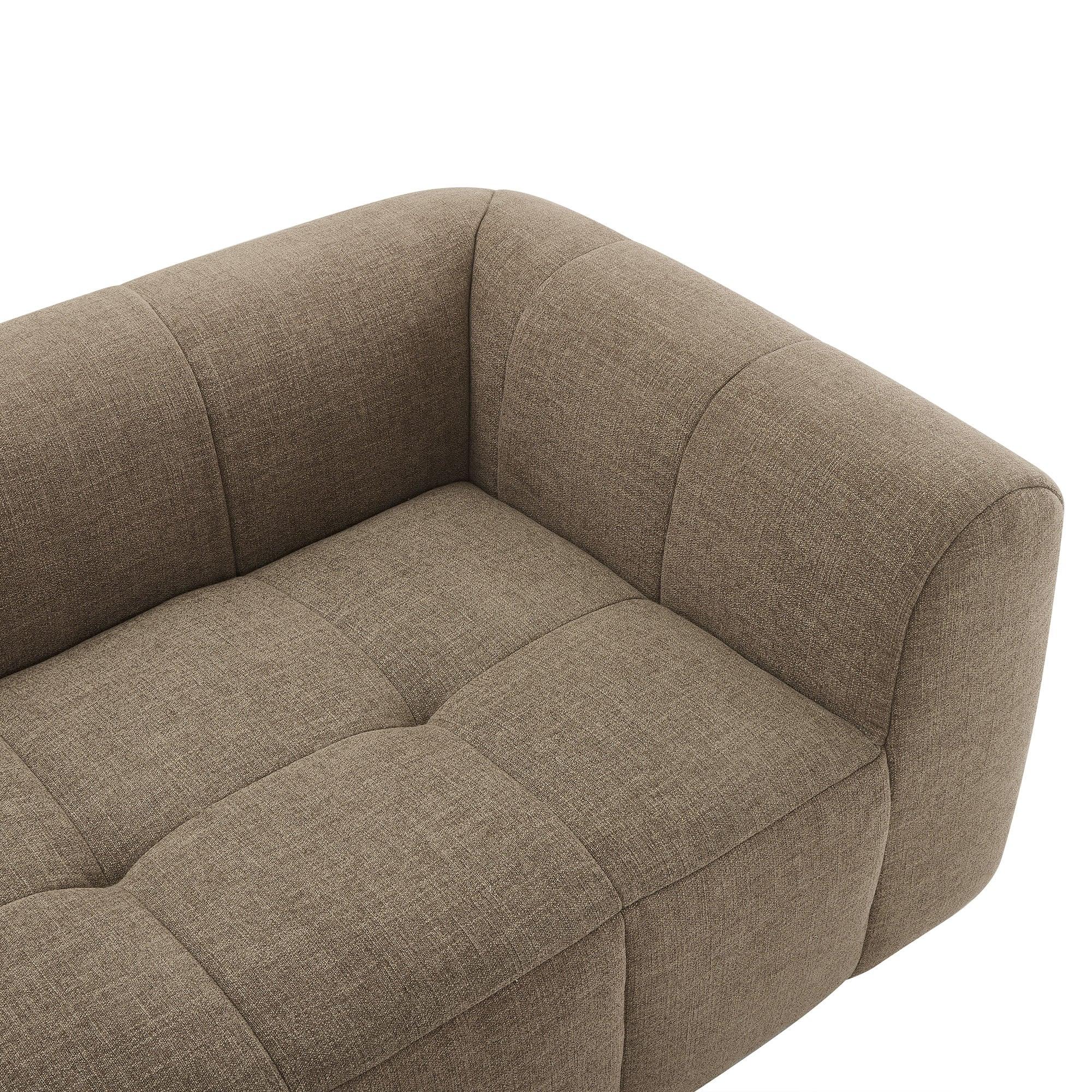 Liana Upholstered Fabric Loveseat