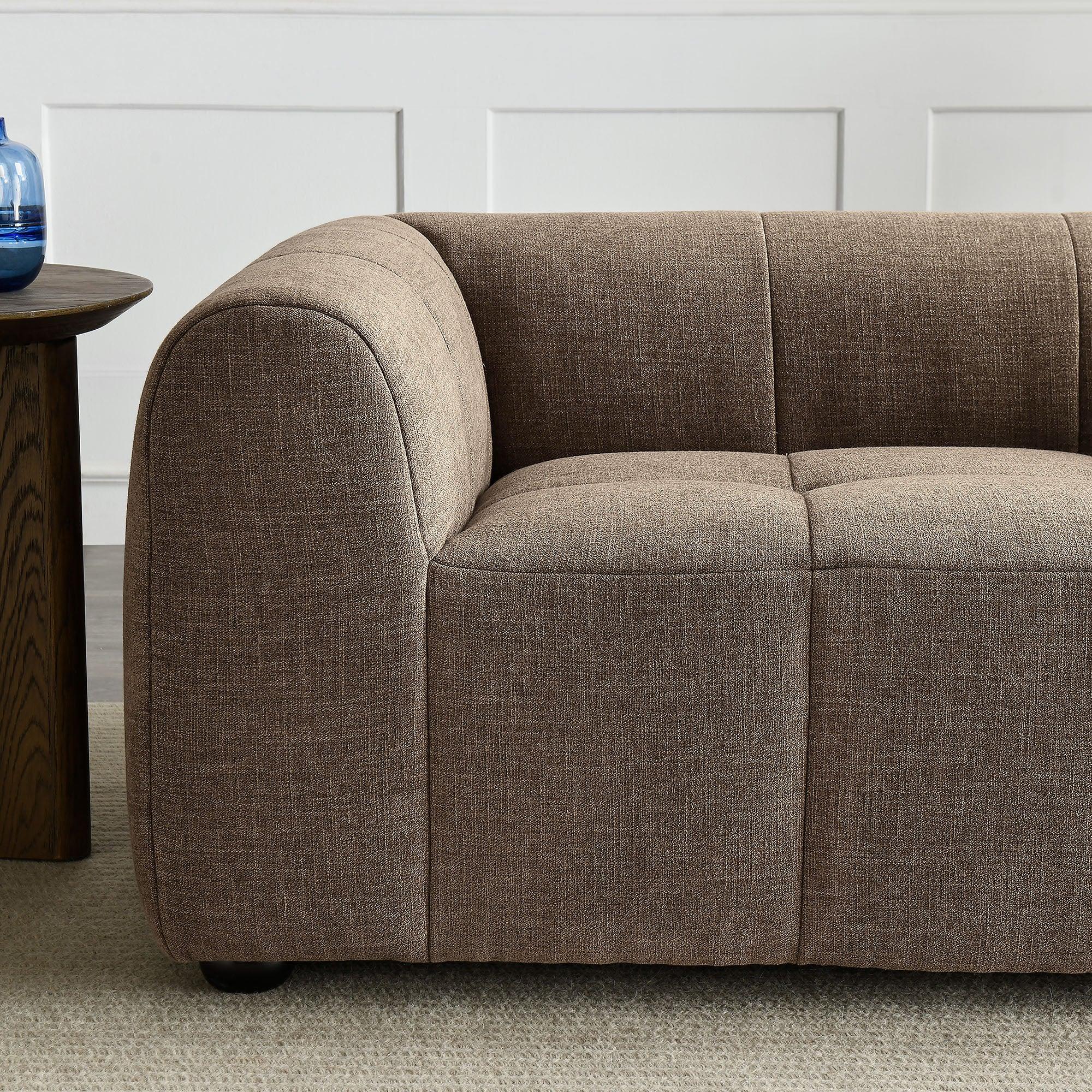 Liana Upholstered Fabric Loveseat