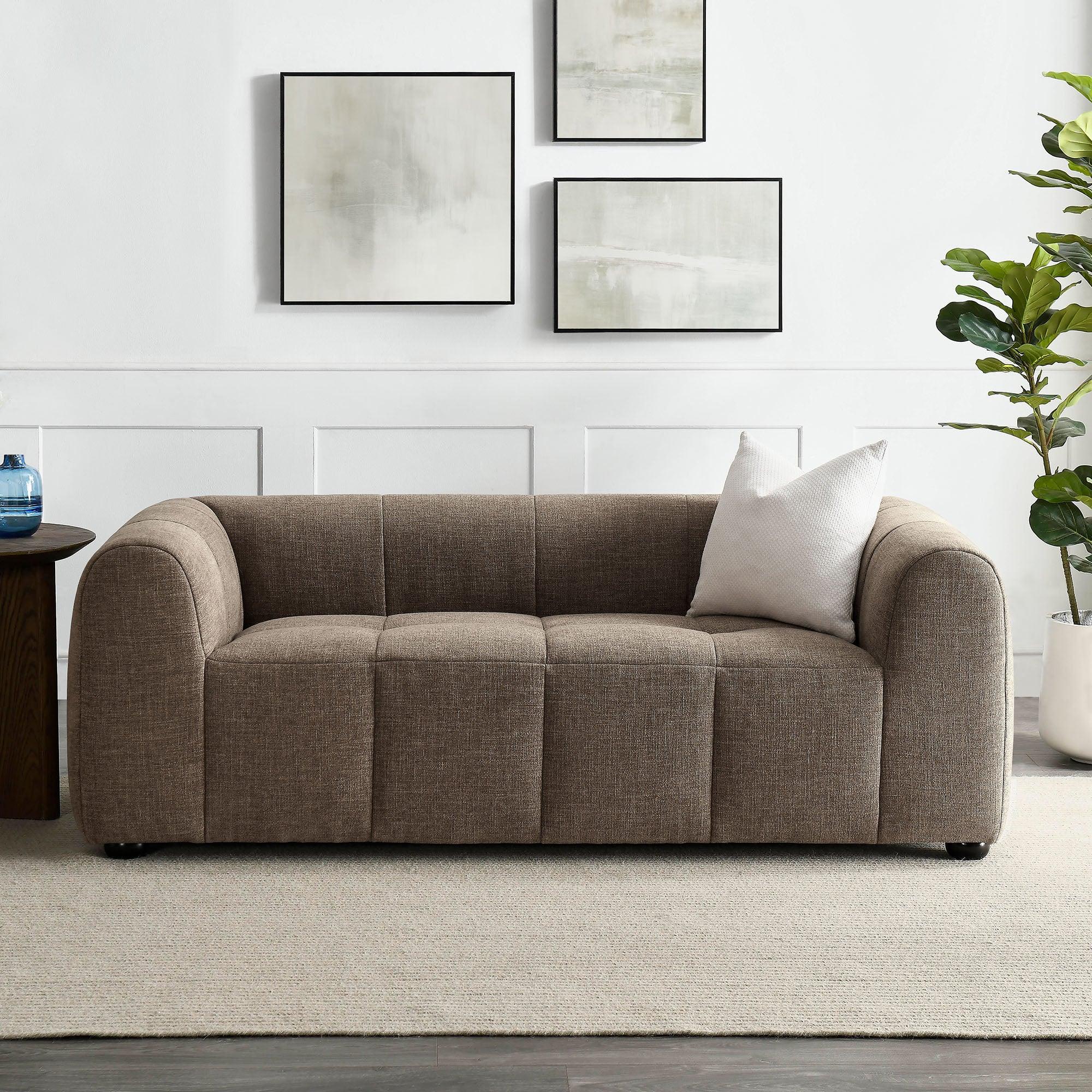 Liana Upholstered Fabric Loveseat