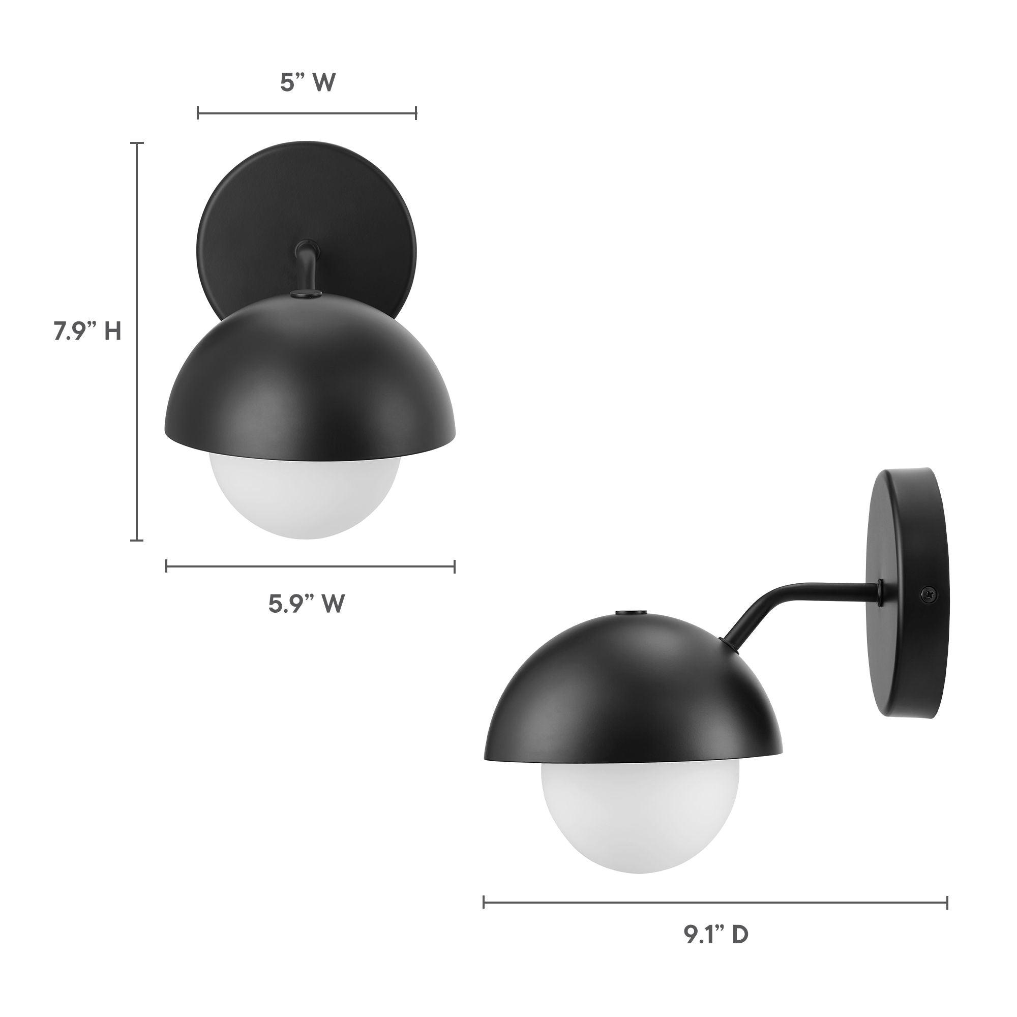 Eclipse Globe Wall Sconce