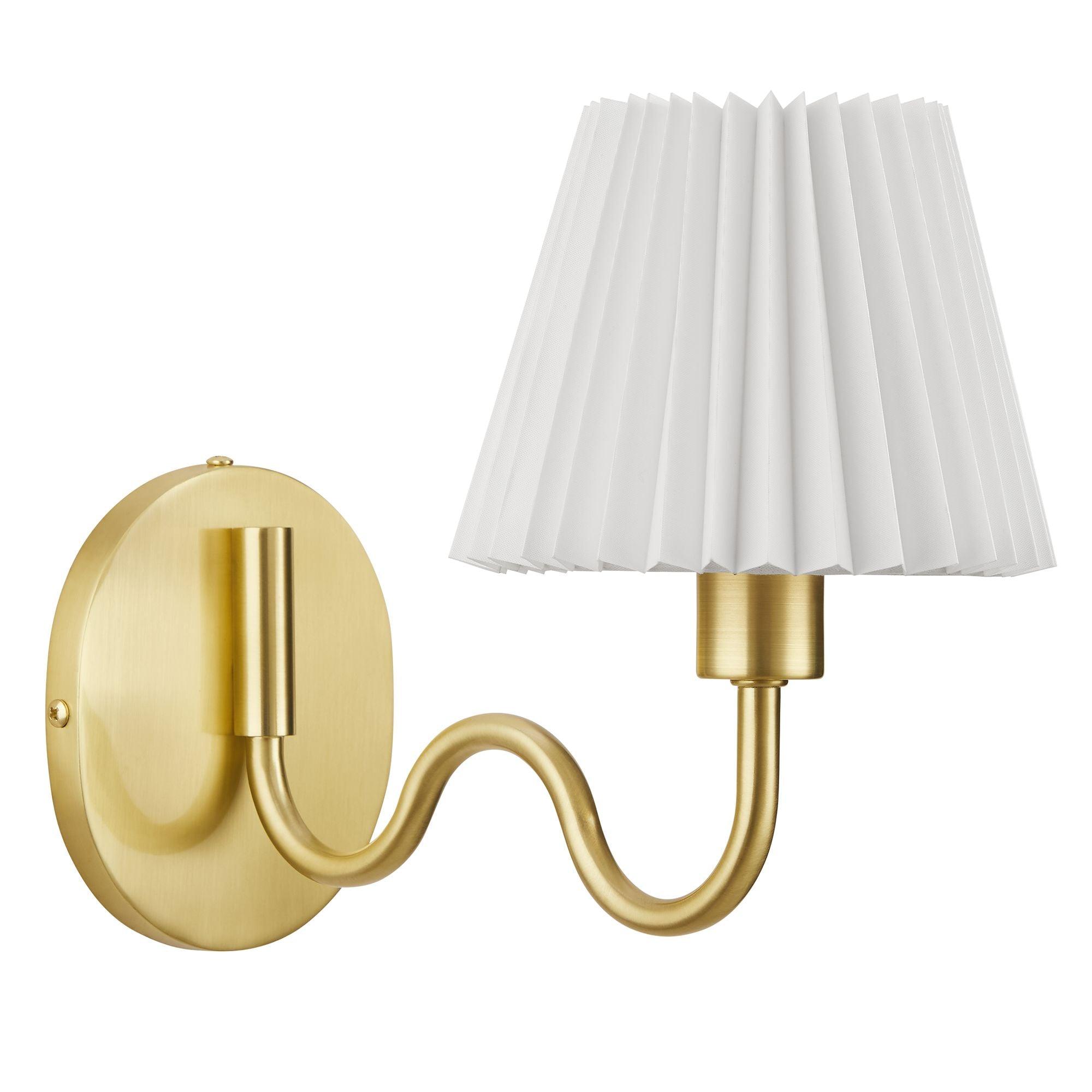 Wave Squiggle Arm Wall Sconce