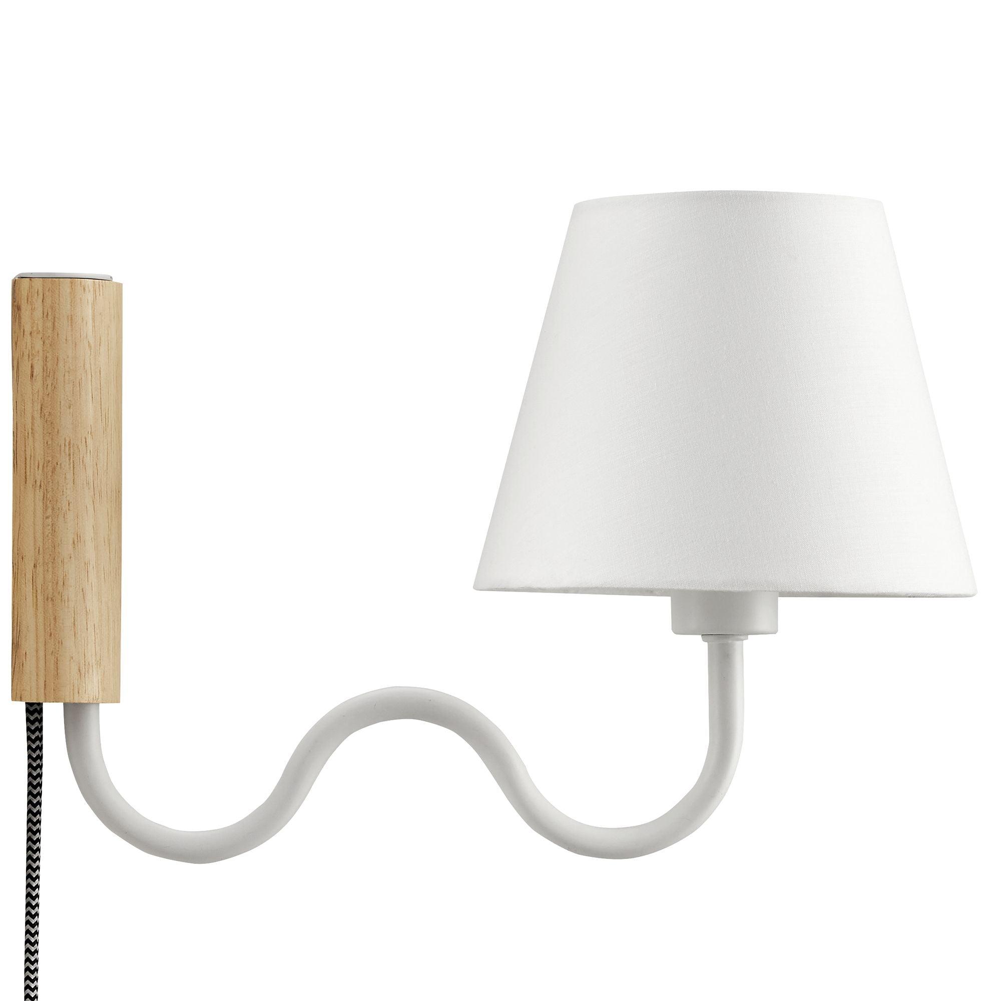 Sunlit Squiggle Arm Wall Sconce