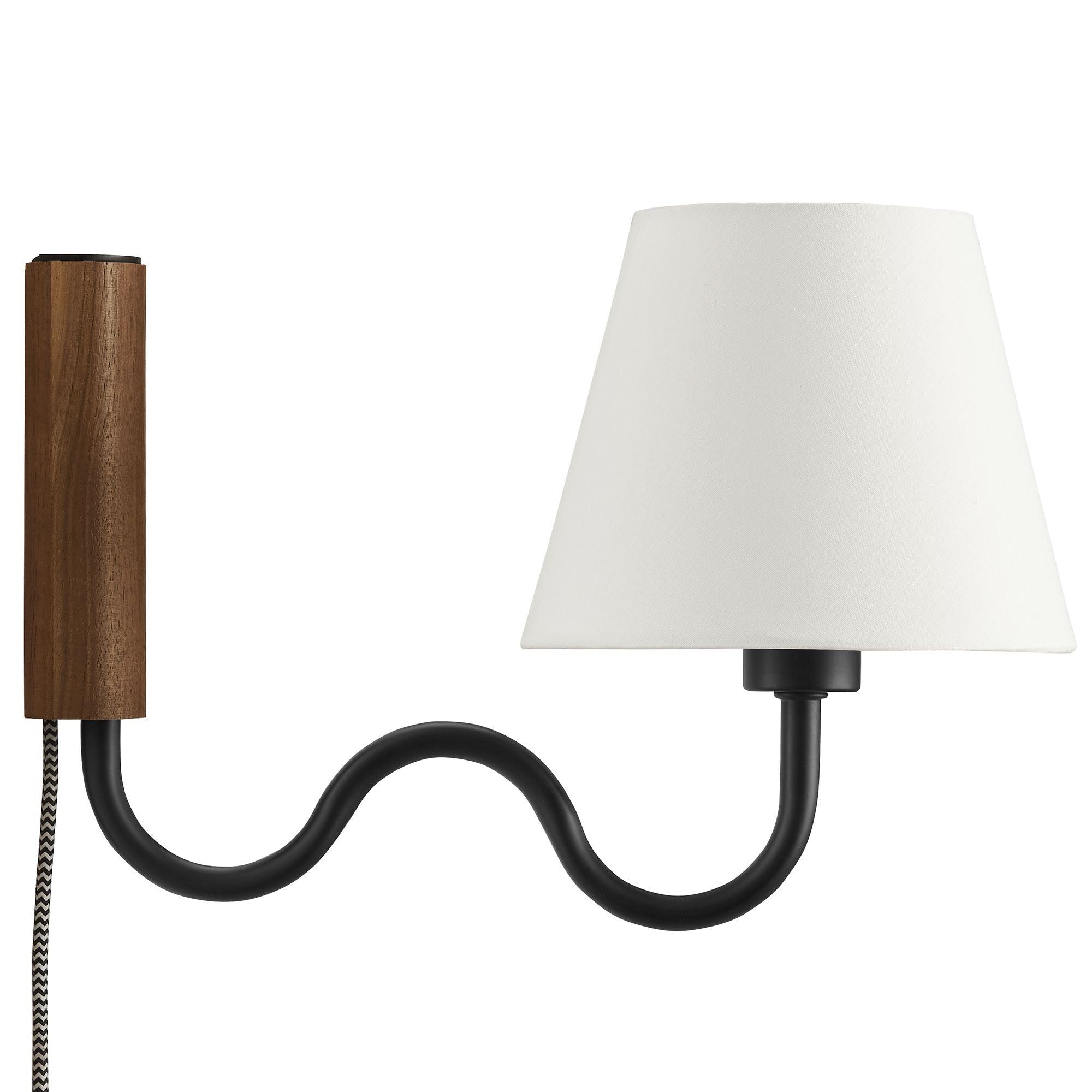 Sunlit Squiggle Arm Wall Sconce