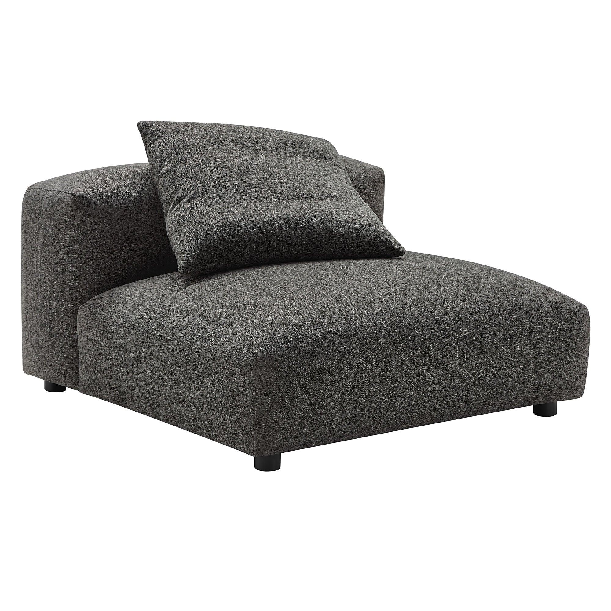 Solace Modular Upholstered Fabric Armless Chair