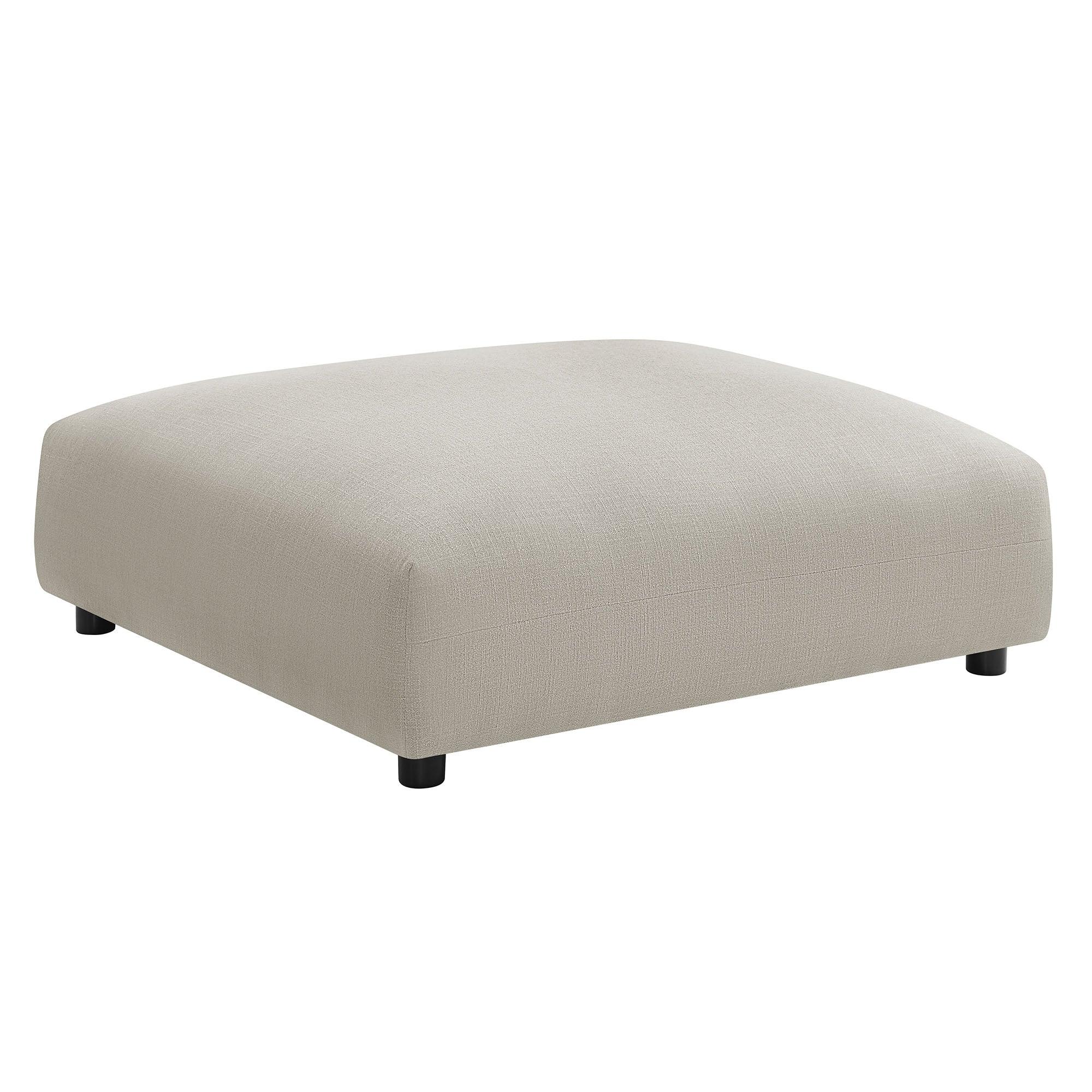 Solace Modular Upholstered Fabric Ottoman