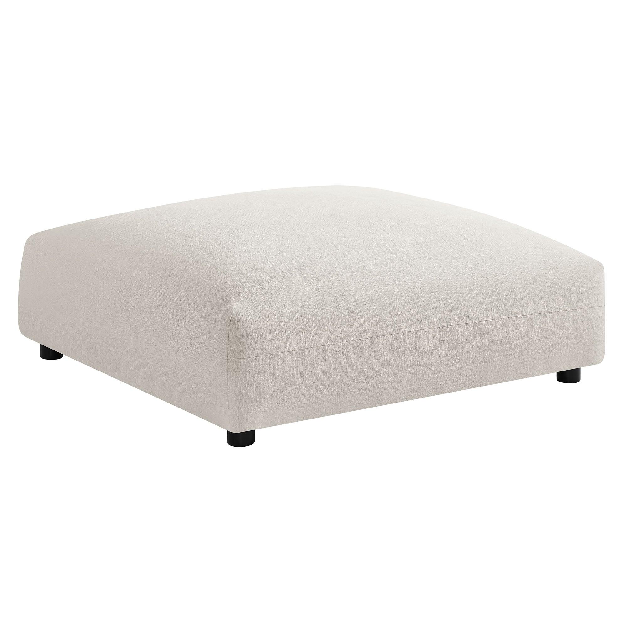 Solace Modular Upholstered Fabric Ottoman