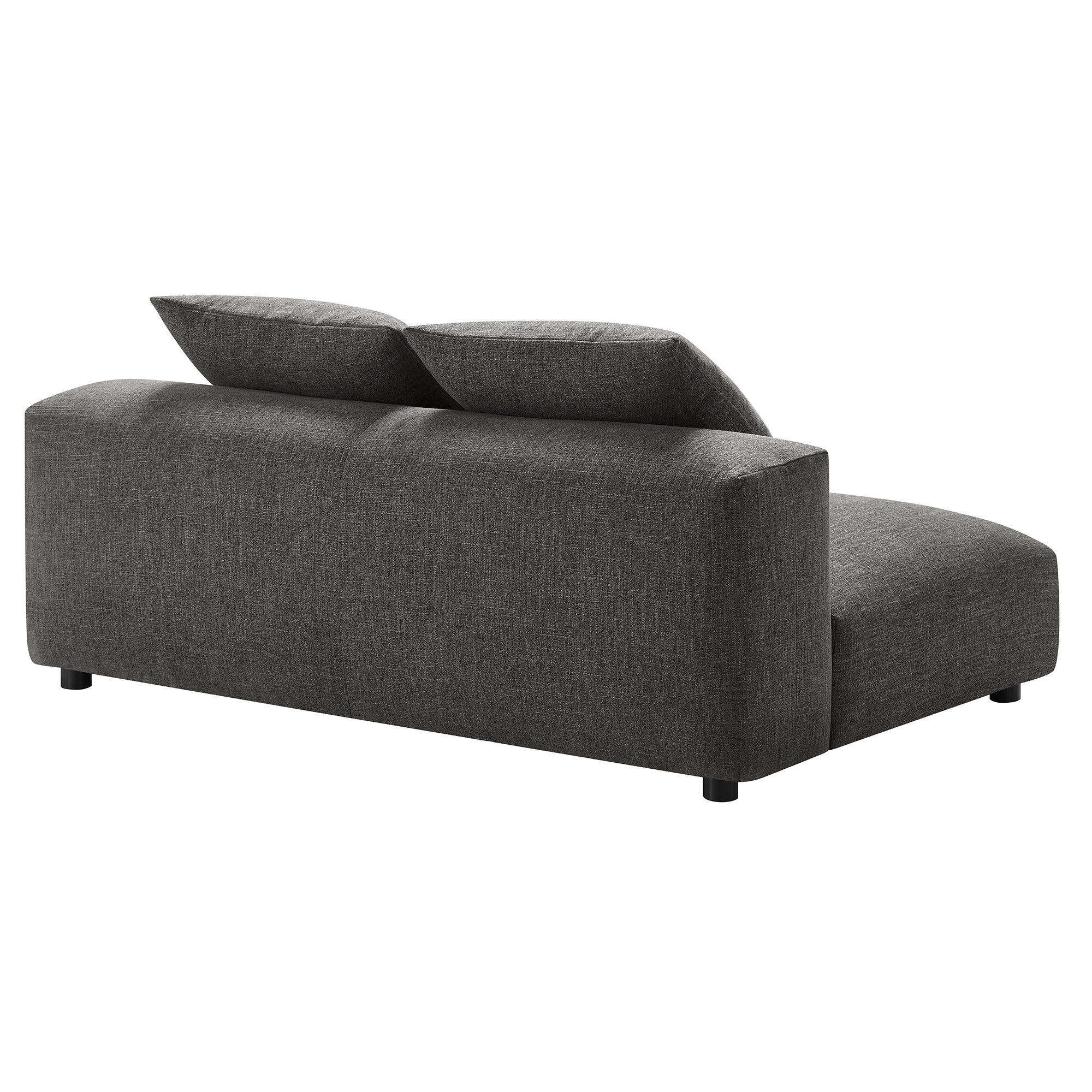 Solace Modular Upholstered Fabric Armless Loveseat