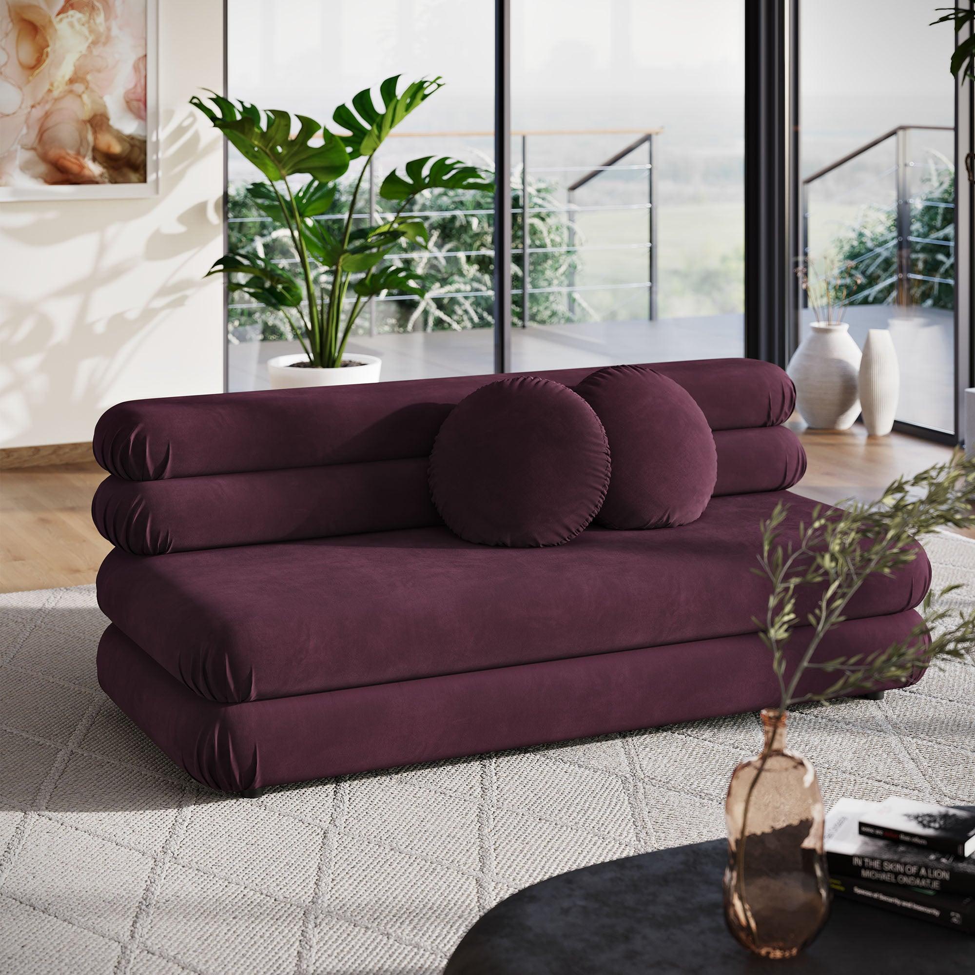 Jubilee Modular Performance Velvet Armless Loveseat