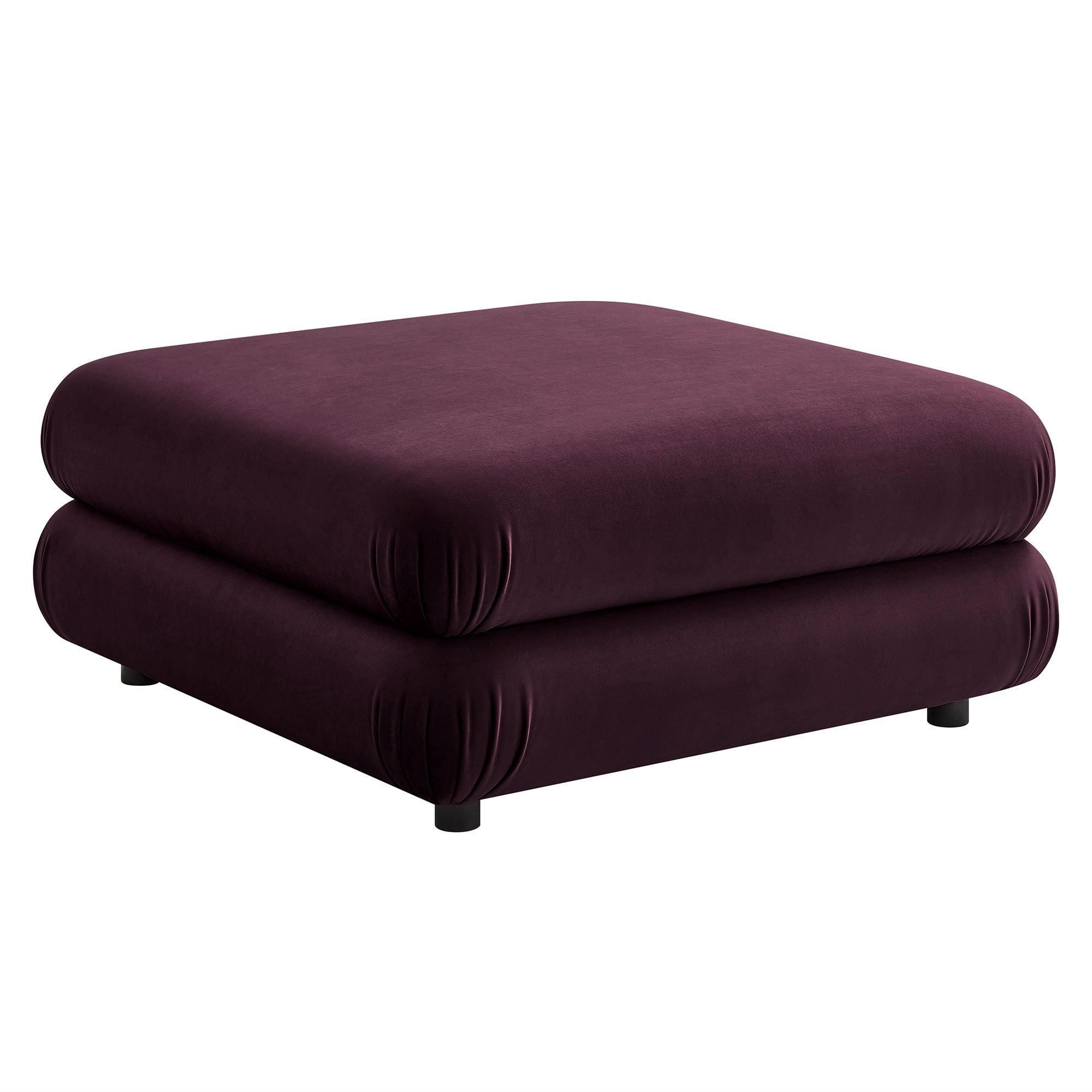 Jubilee Modular Performance Velvet Ottoman