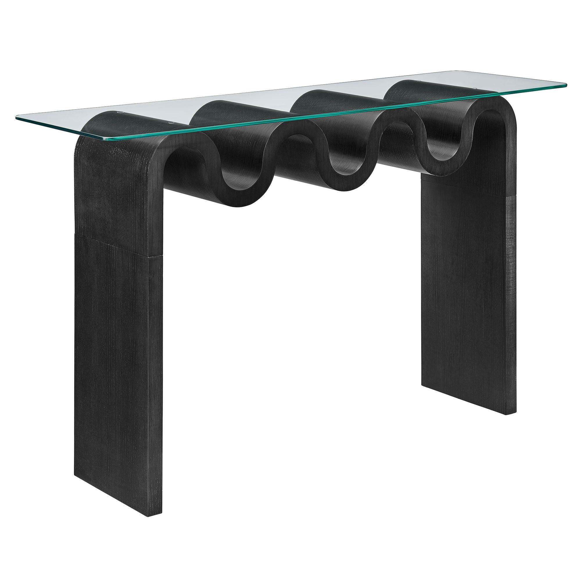 Ondine Glass Top 50" Console Table