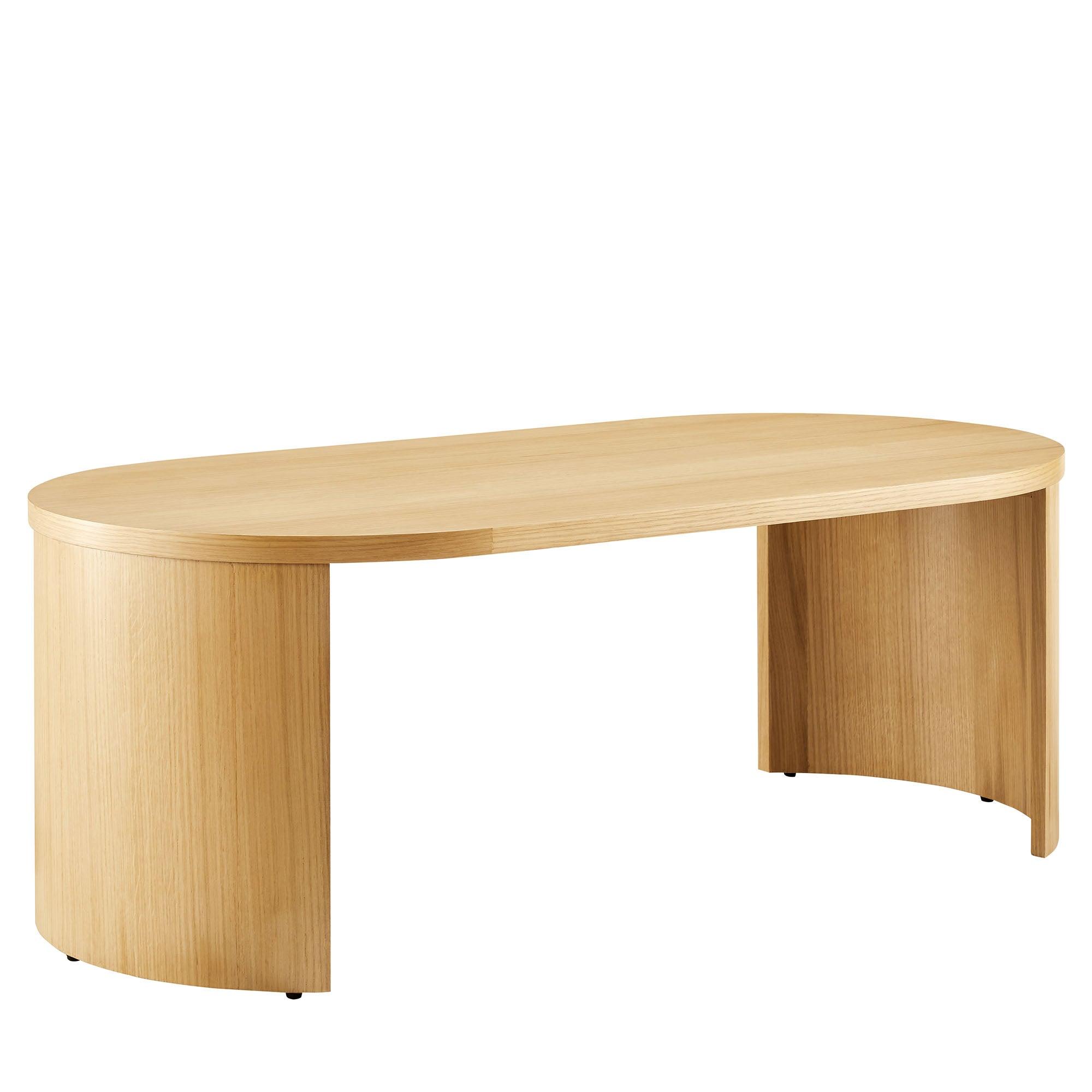 Aspect Oval Wood Coffee Table