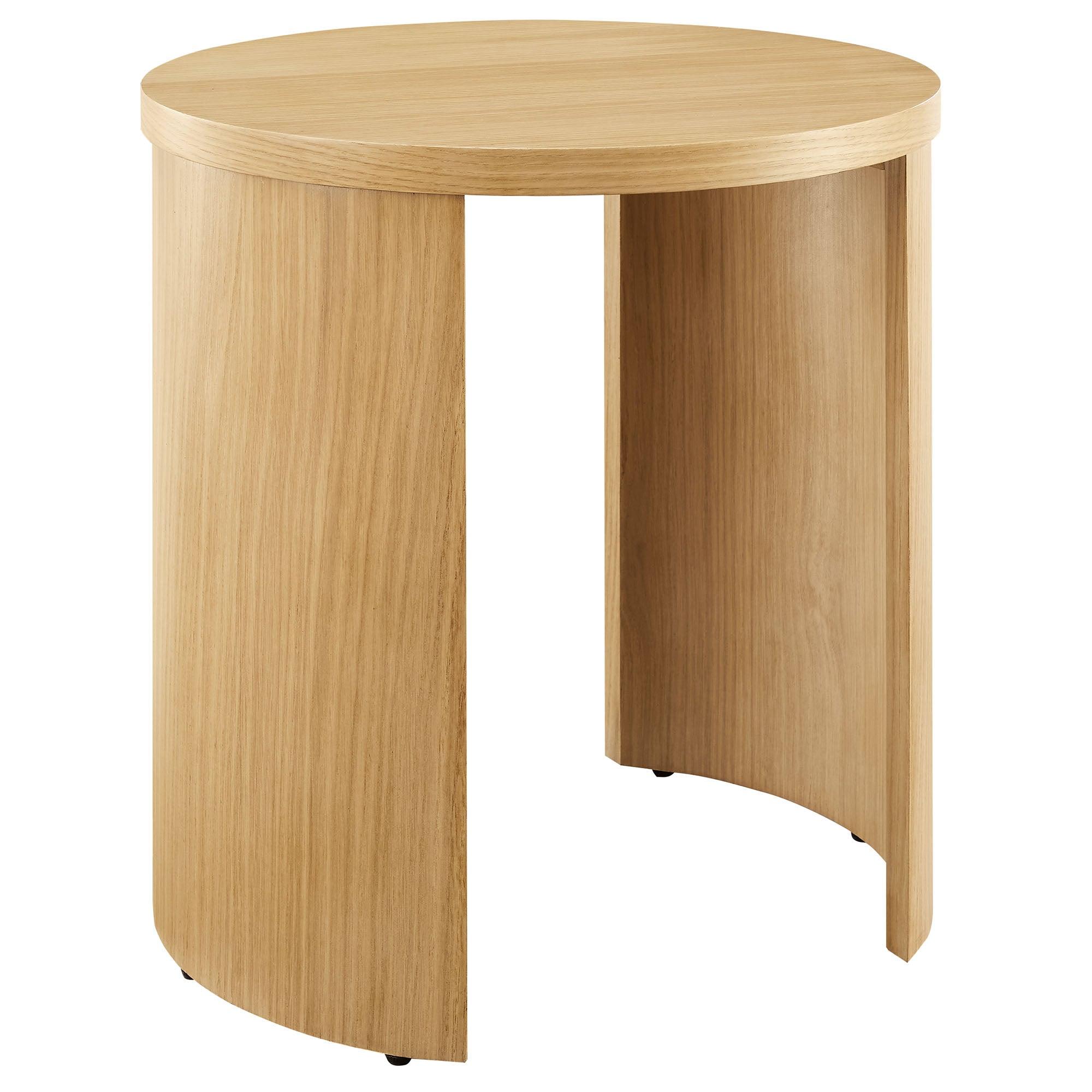 Aspect Round Wood End Table