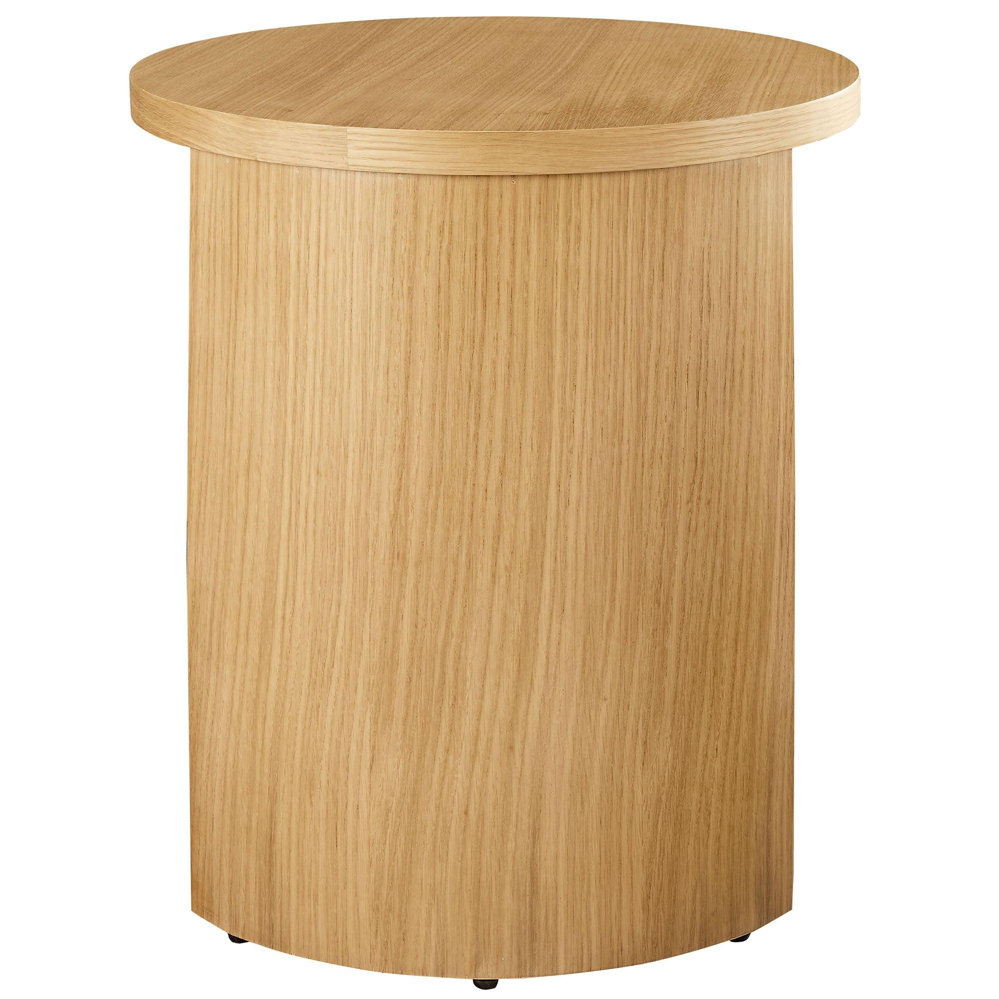 Aspect Round Wood End Table