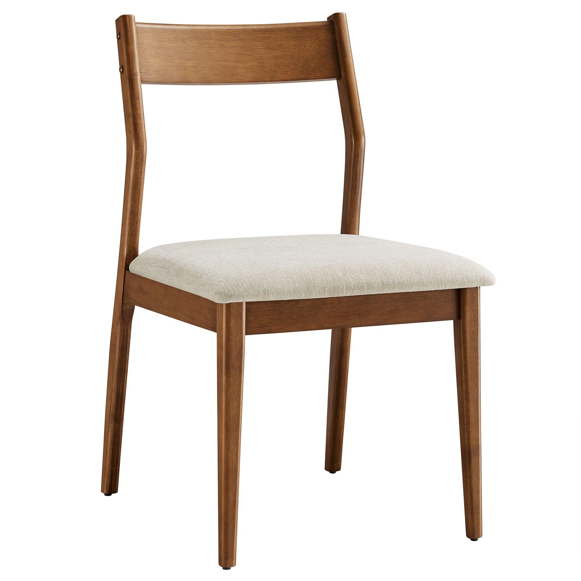 Solara Fabric Wood Dining Side Chairs Set of 2