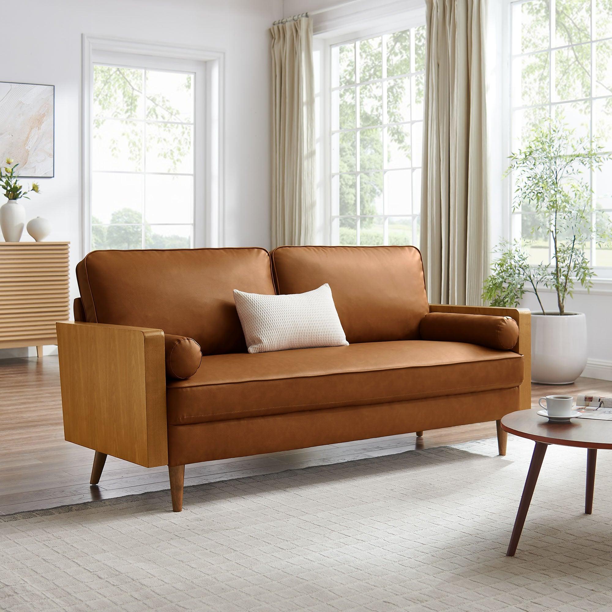 Kellan Vegan Leather Sofa