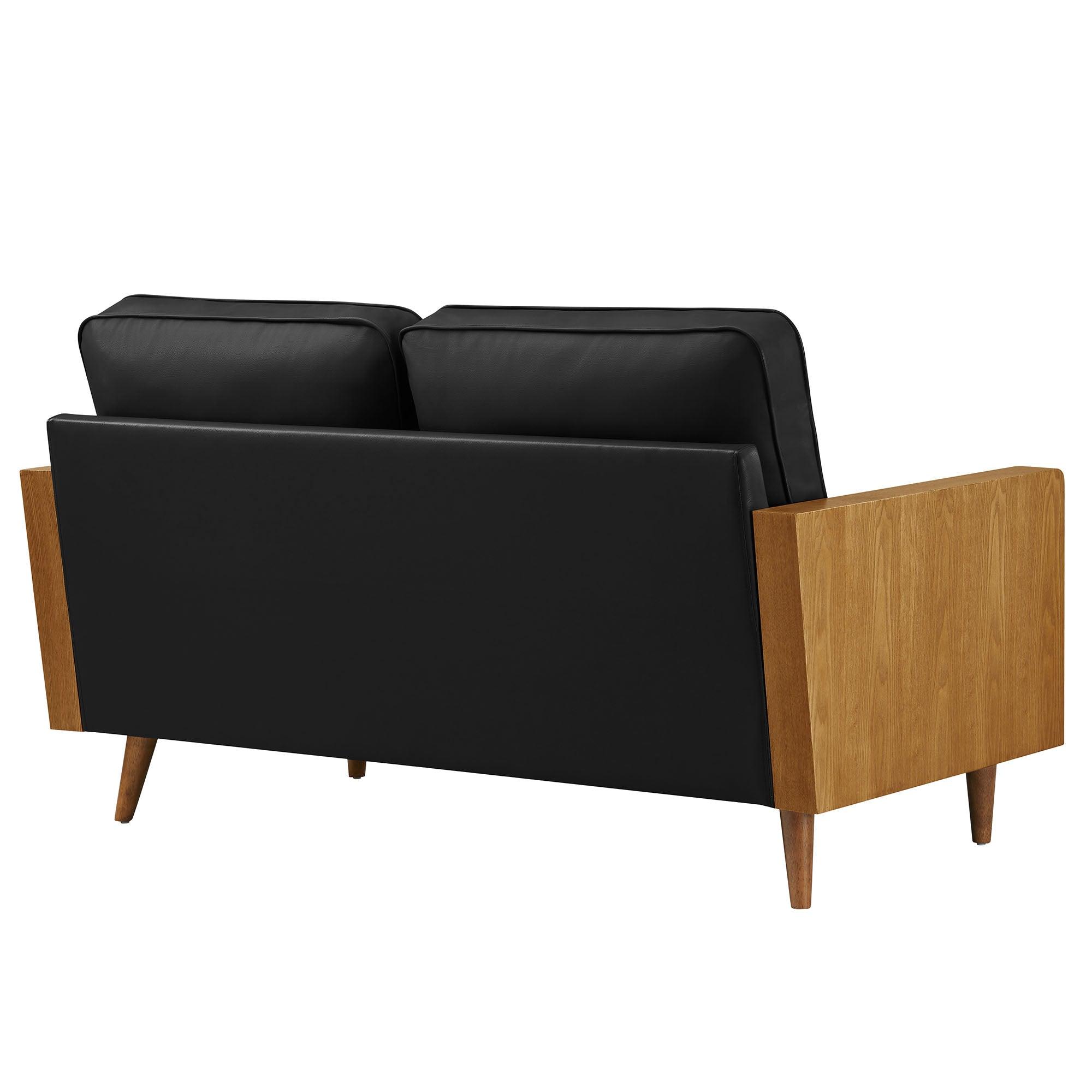 Kellan Vegan Leather Loveseat