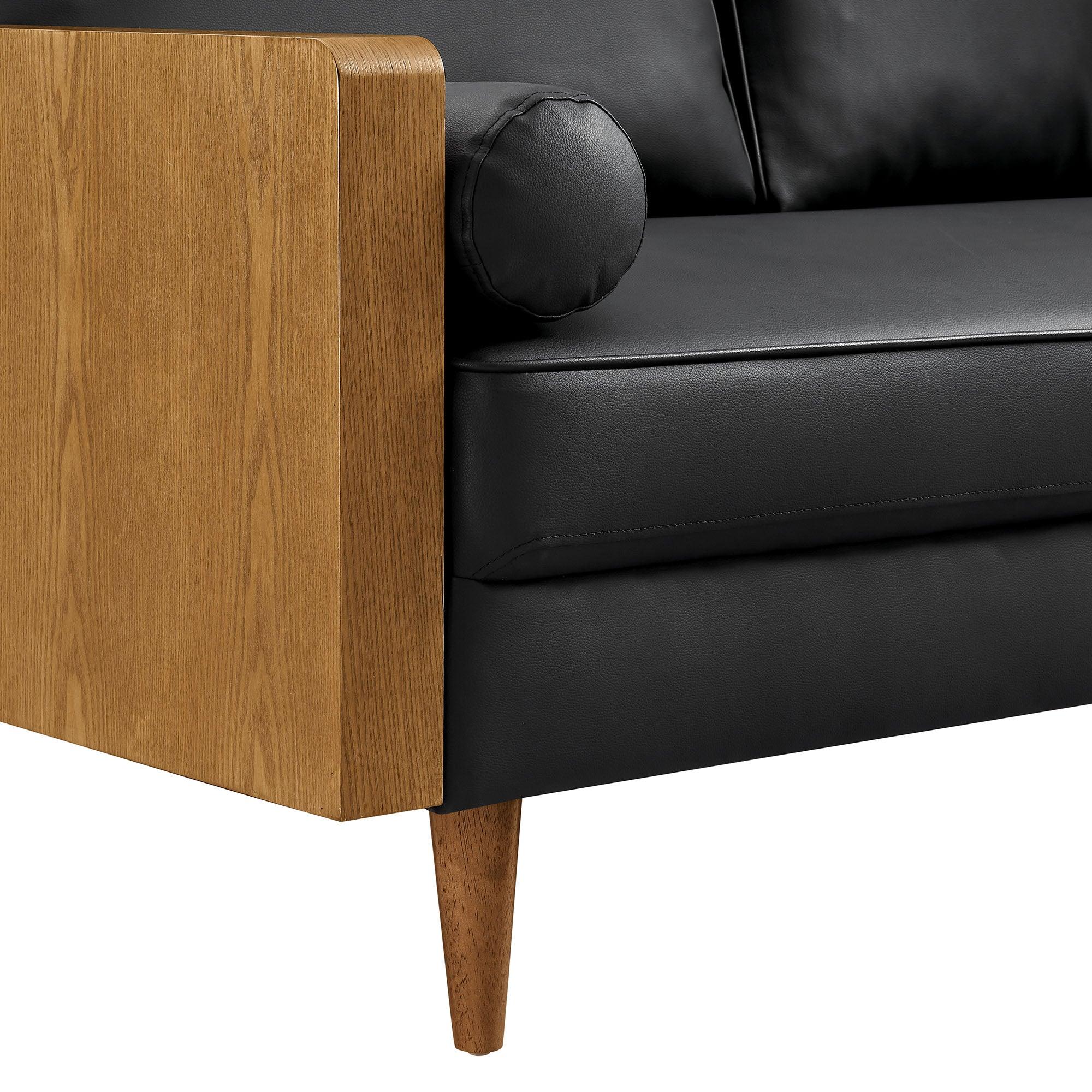 Kellan Vegan Leather Loveseat