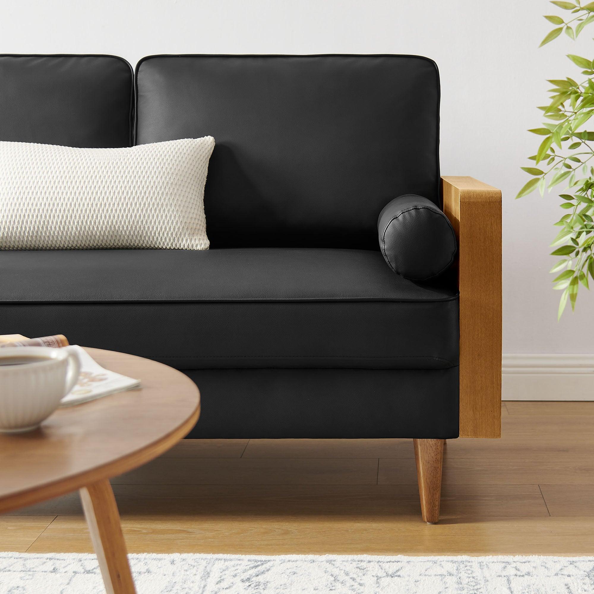 Kellan Vegan Leather Loveseat