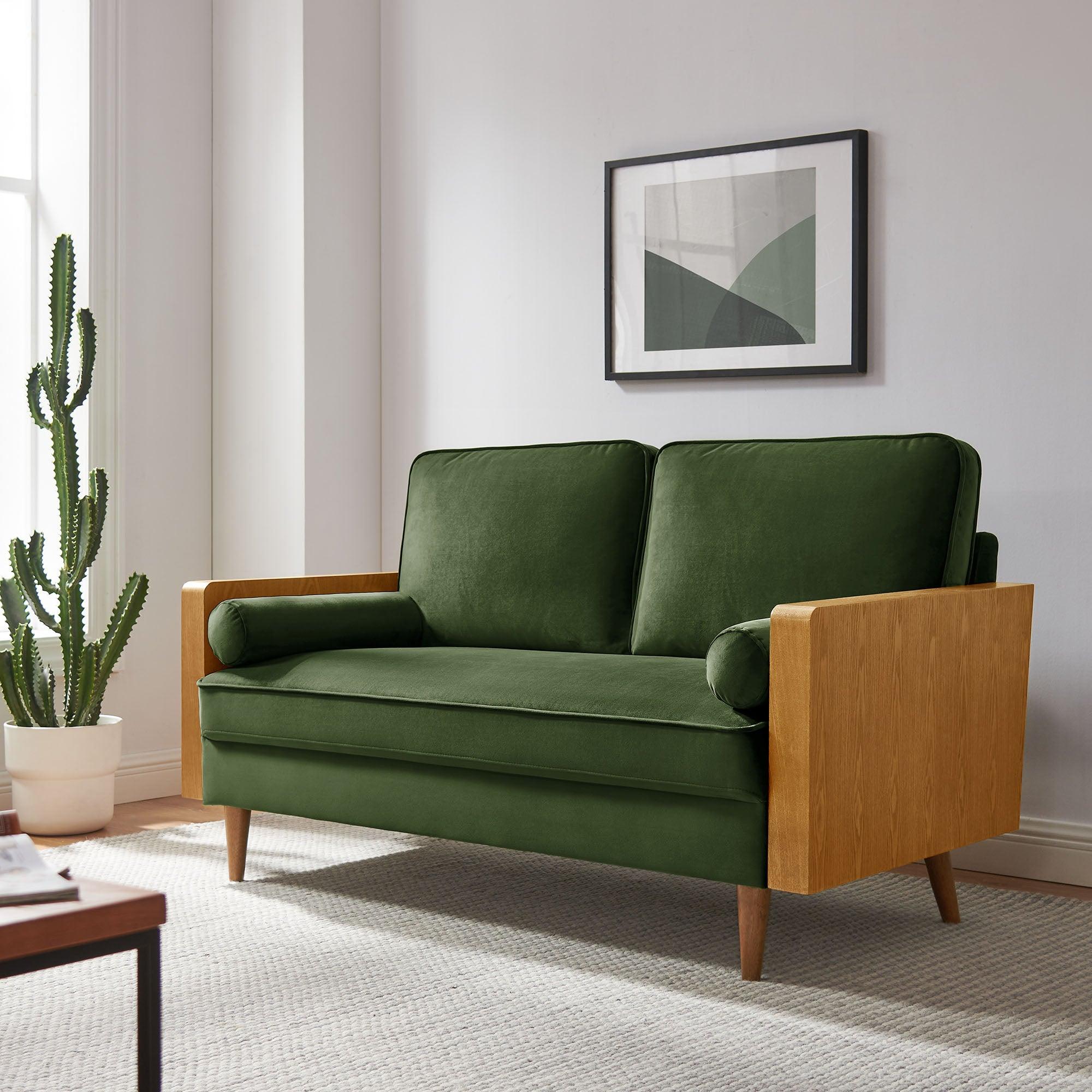 Kellan Performance Velvet Loveseat