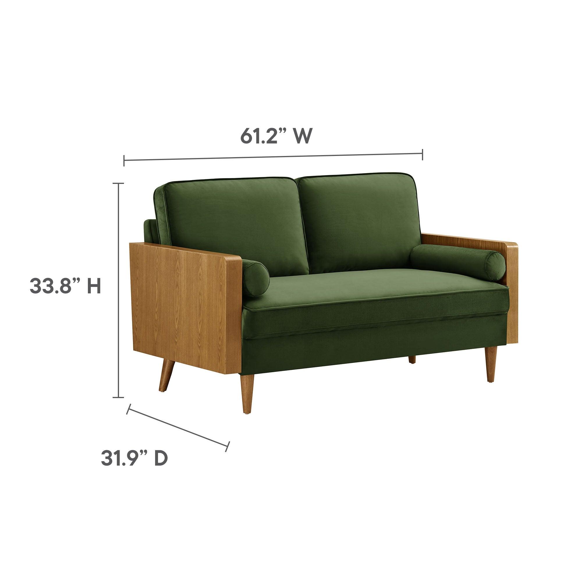 Kellan Performance Velvet Loveseat