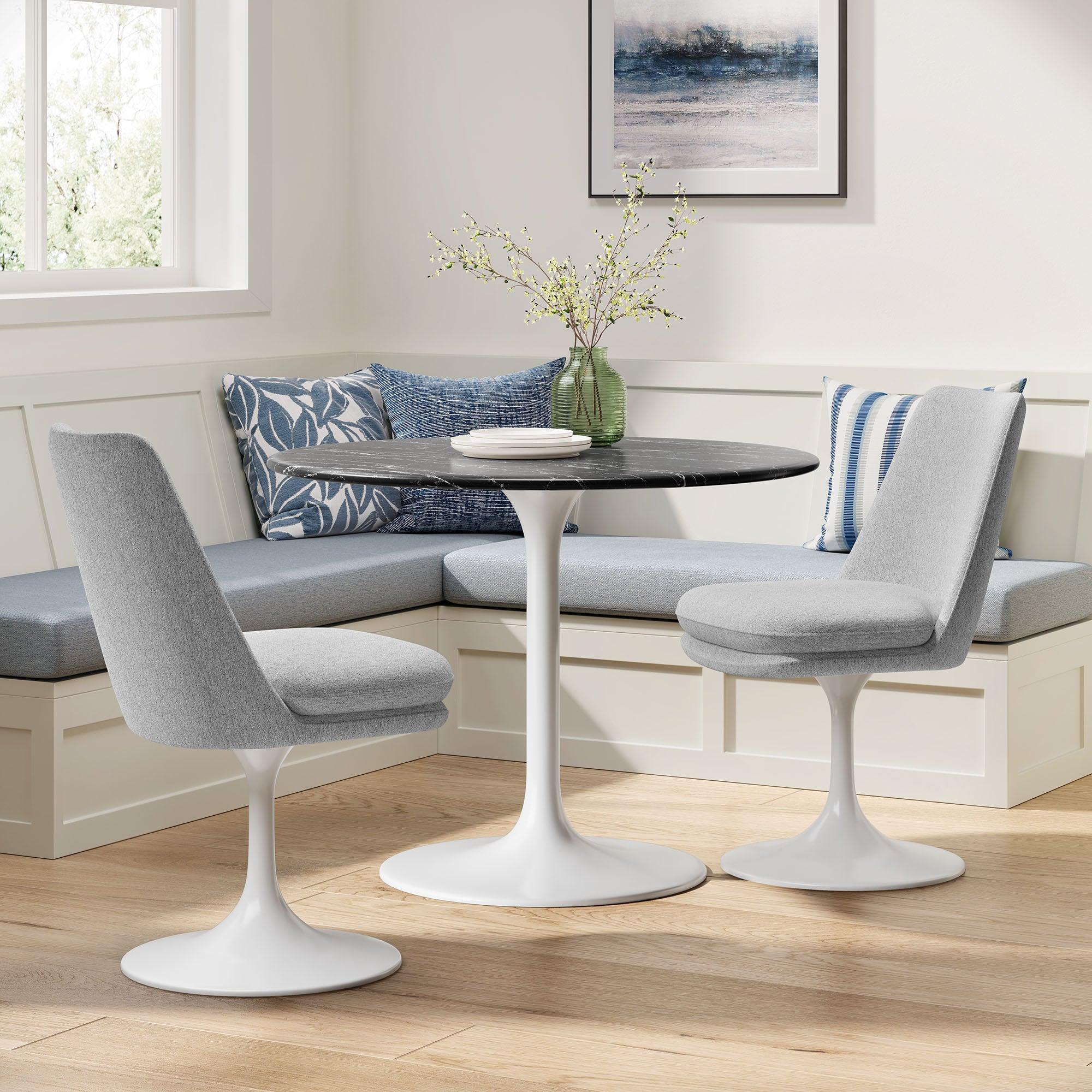 Lippa Swivel Dining Upholstered Side Chair