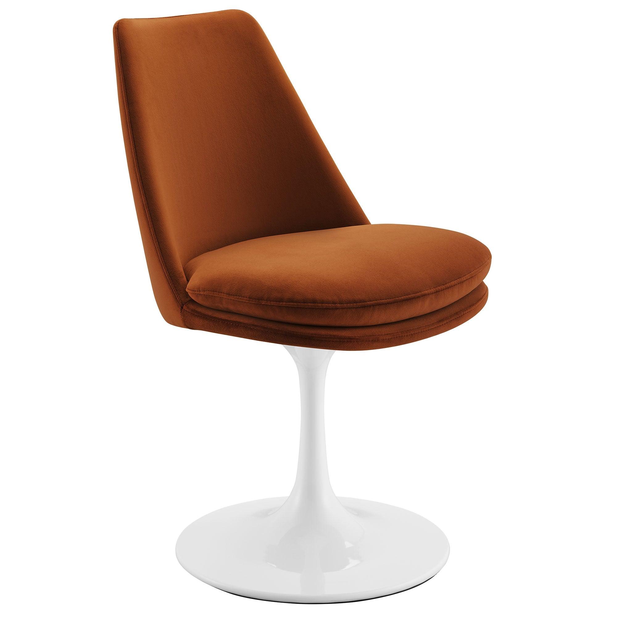 Lippa Swivel Dining Performance Velvet Side Chair