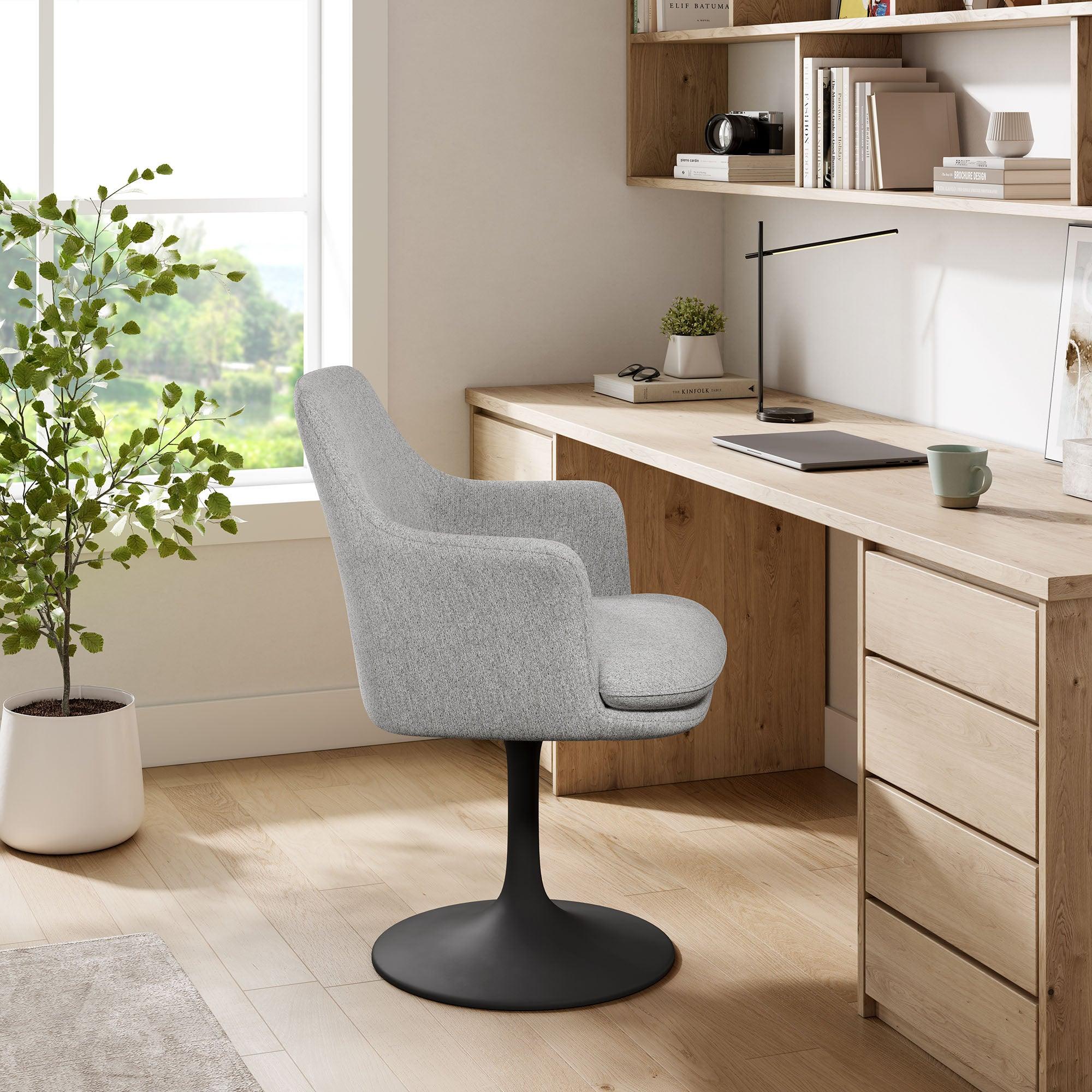 Lippa Swivel Dining Upholstered Armchair