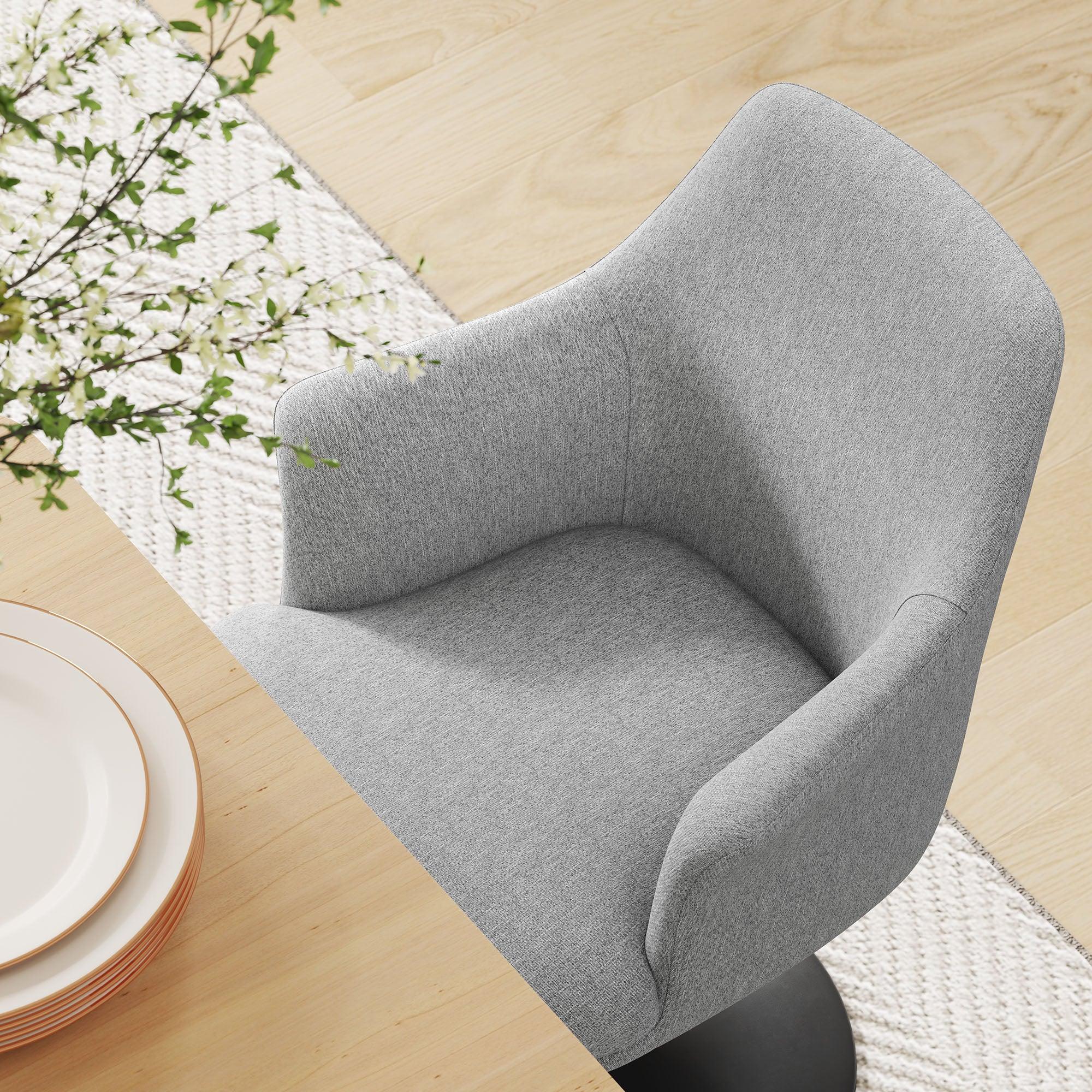 Lippa Swivel Dining Upholstered Armchair