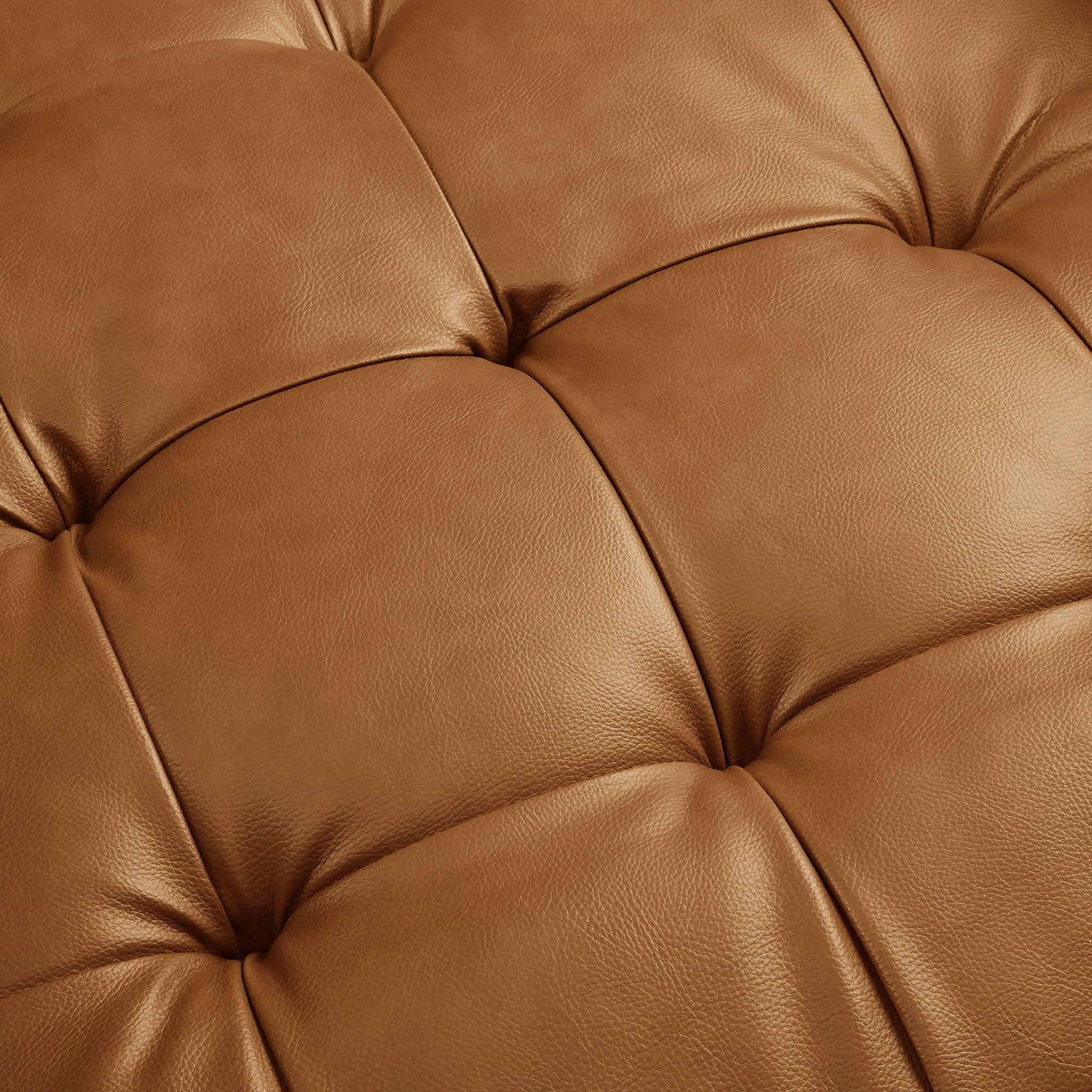 Valour Tufted Vegan Leather Accent Armchair