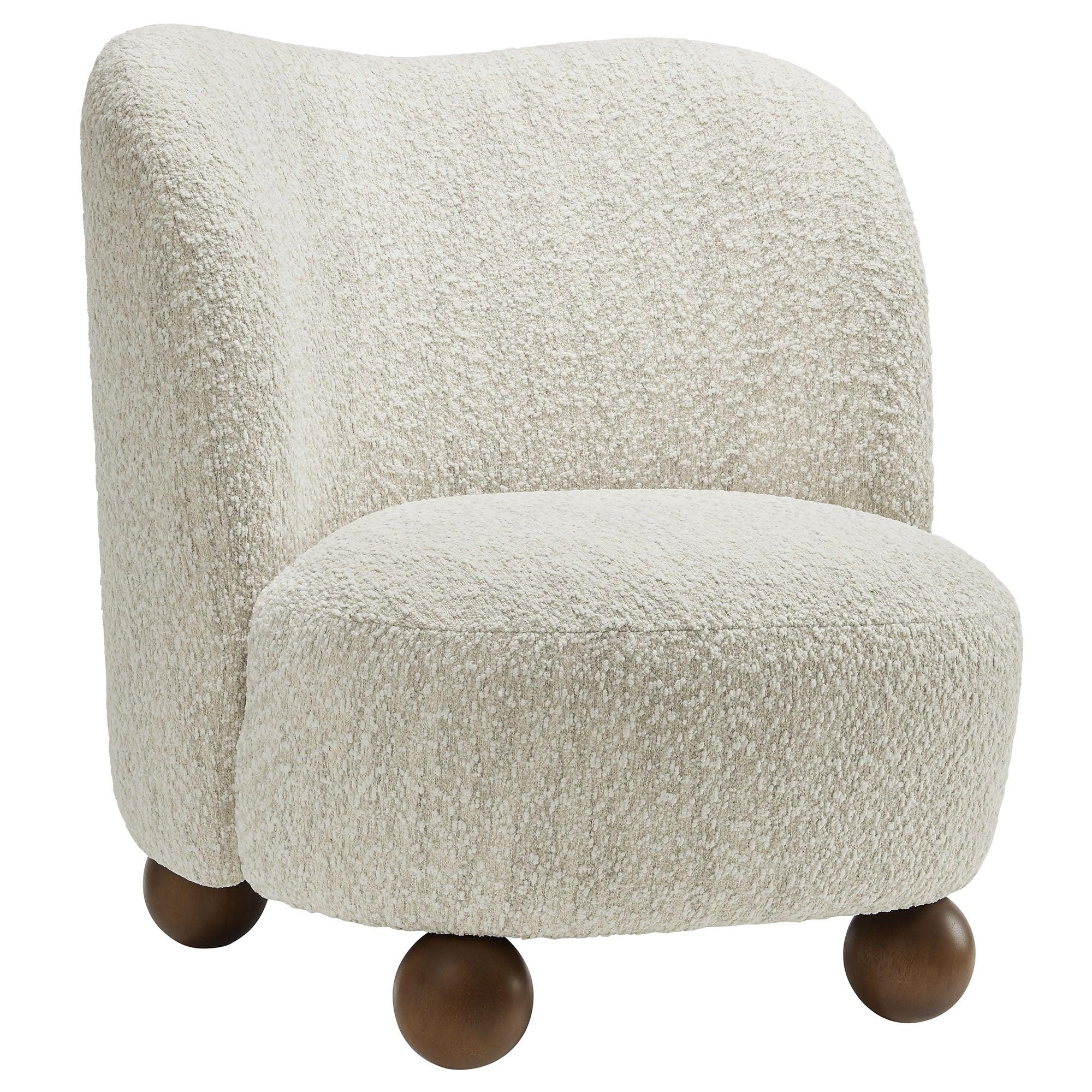 Monroe Boucle Fabric Accent Chair