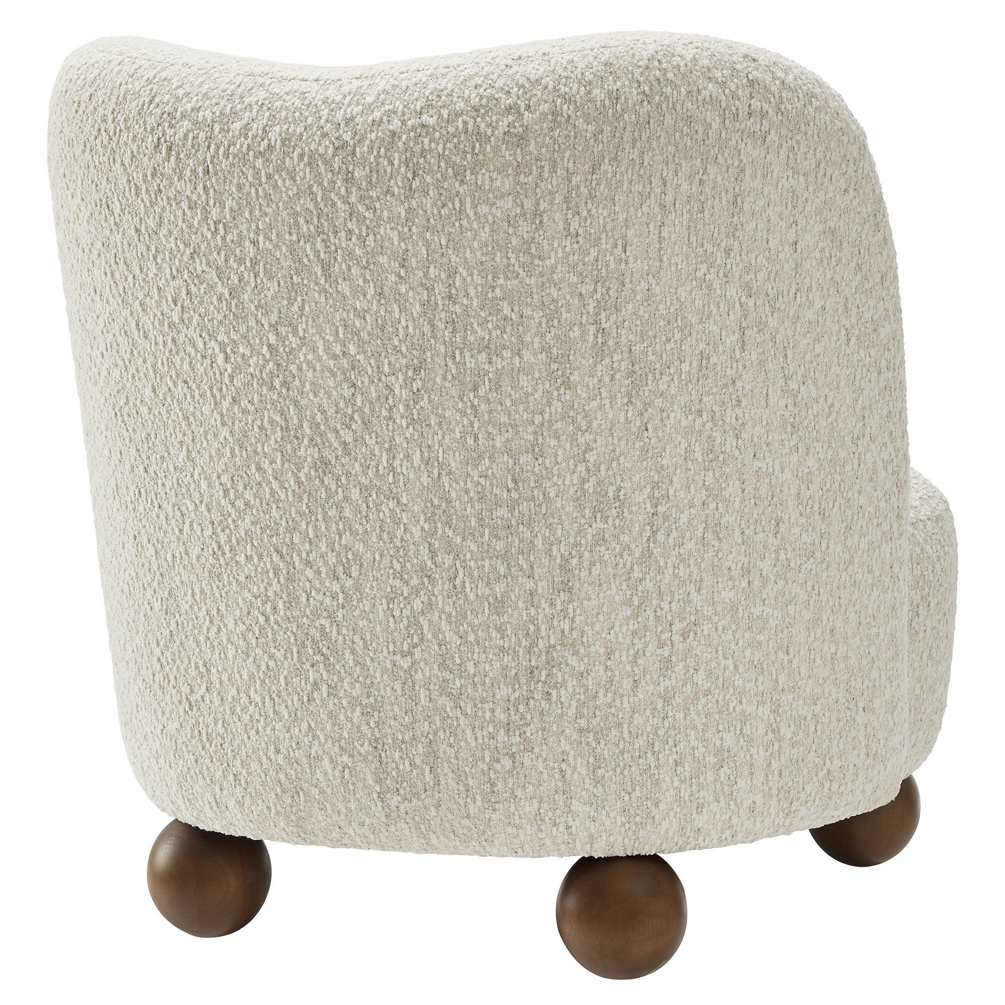 Monroe Boucle Fabric Accent Chair