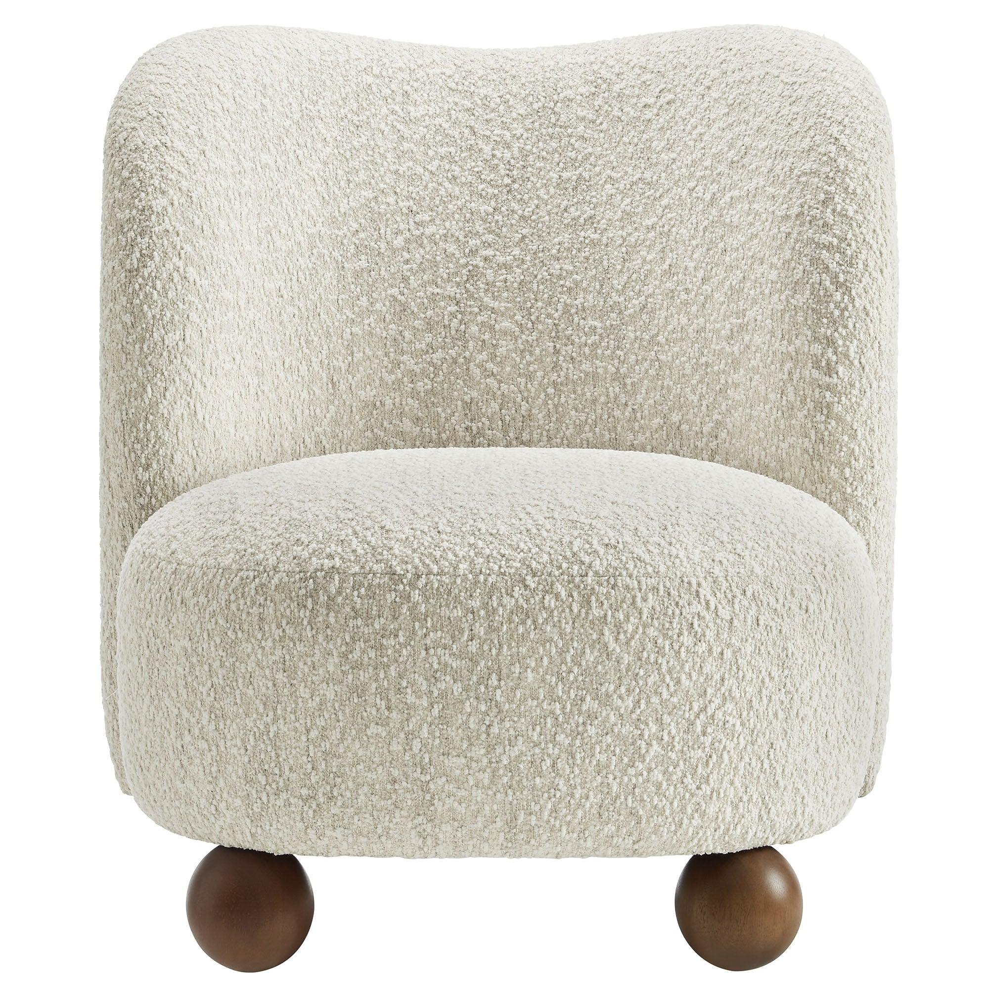 Monroe Boucle Fabric Accent Chair