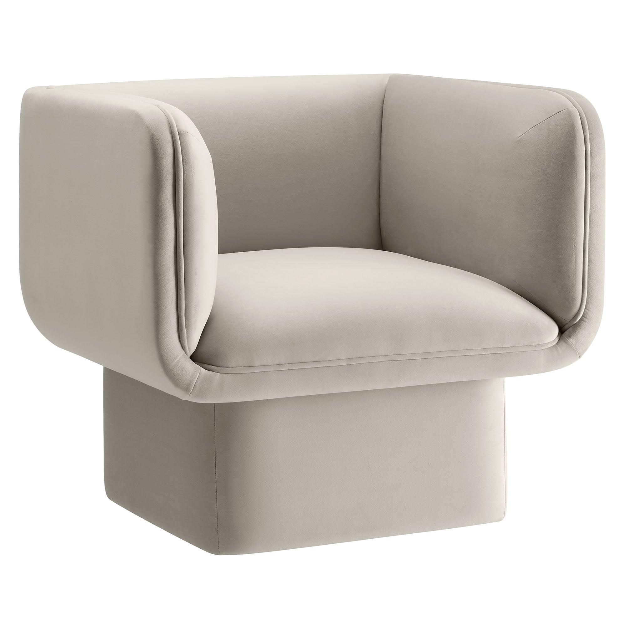 Tate Performance Velvet Accent Chair