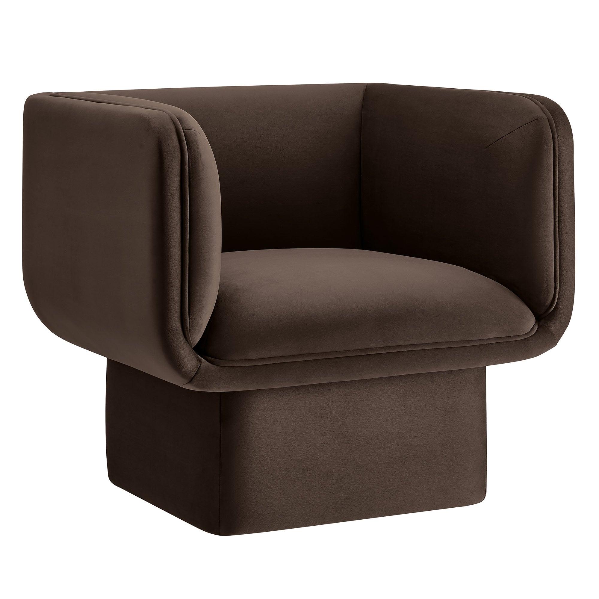 Tate Performance Velvet Accent Chair