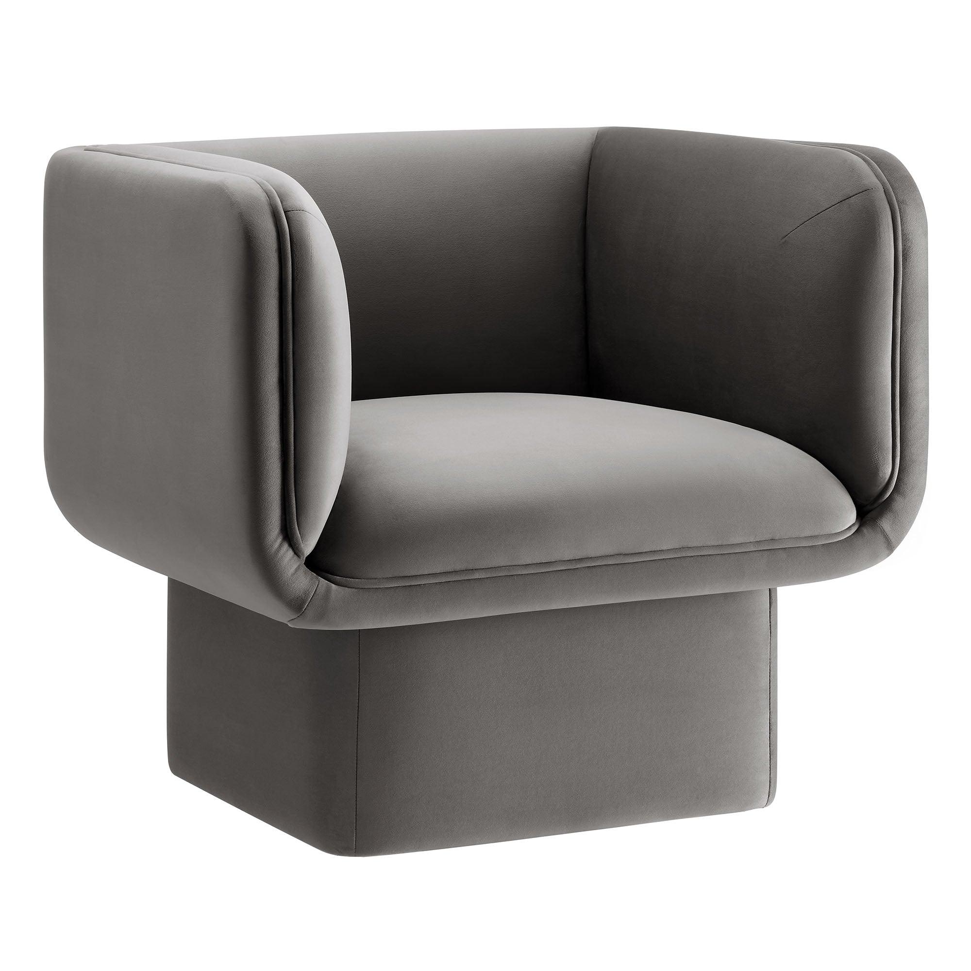 Tate Performance Velvet Accent Chair