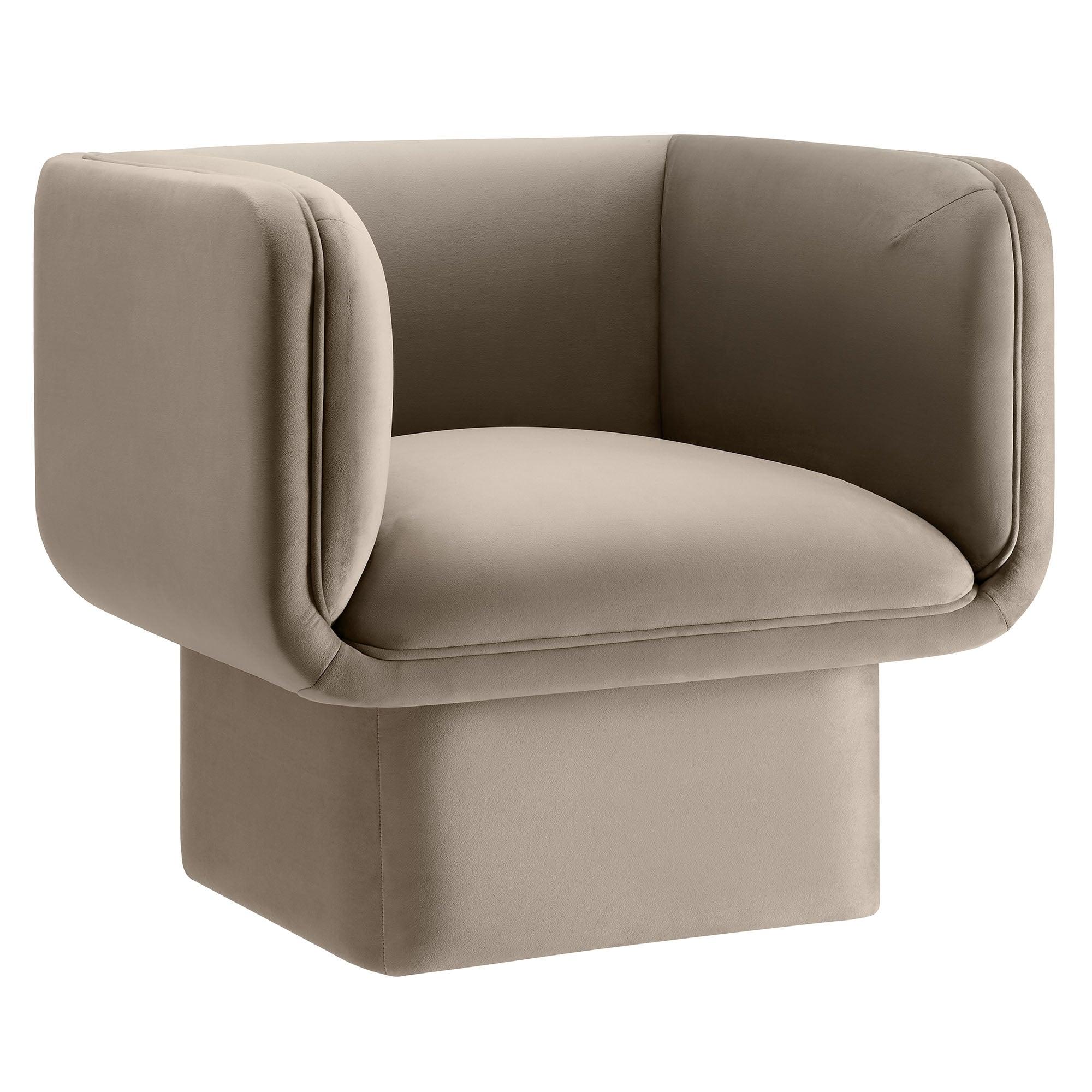 Tate Performance Velvet Accent Chair