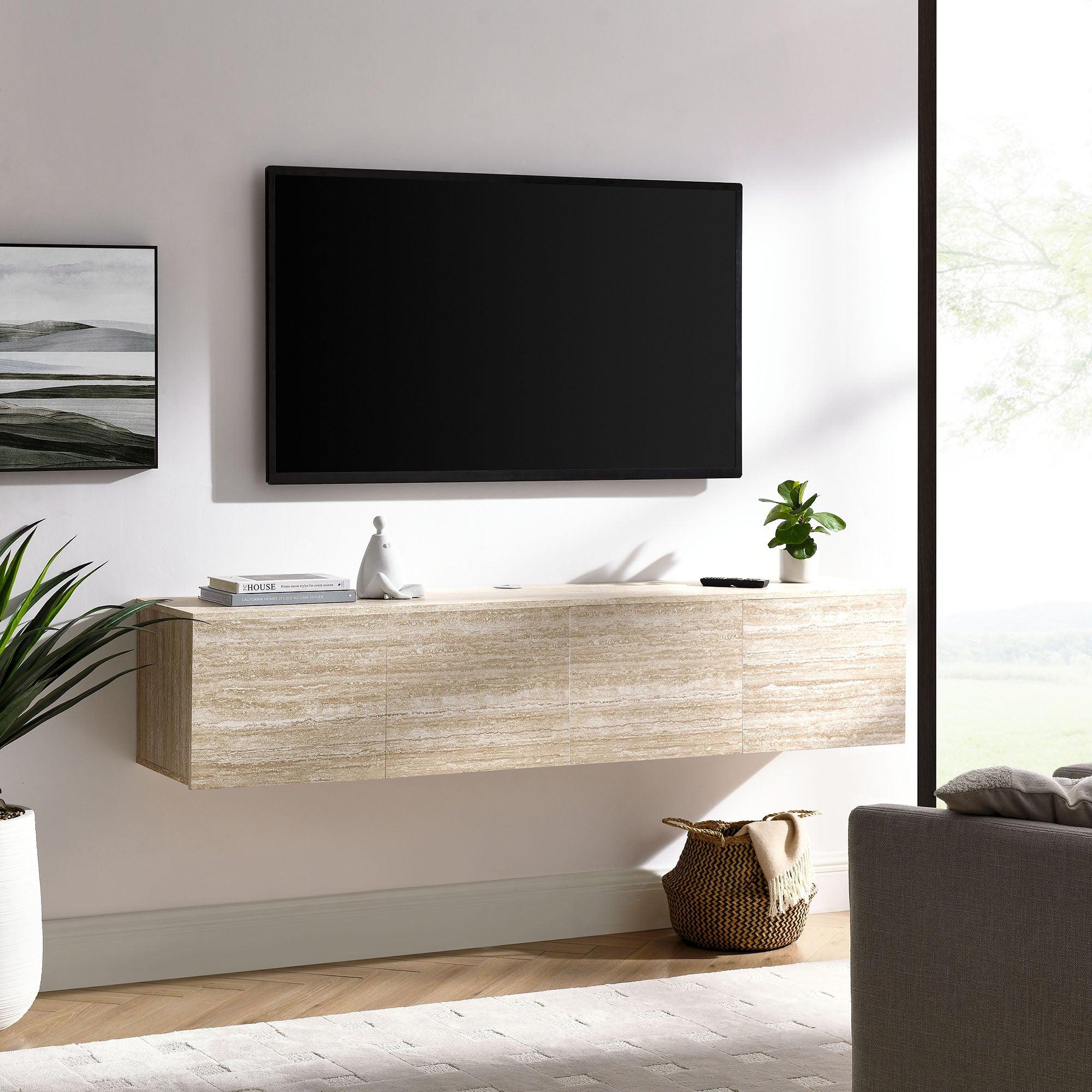 Terra 71" Wall-Mounted TV Stand