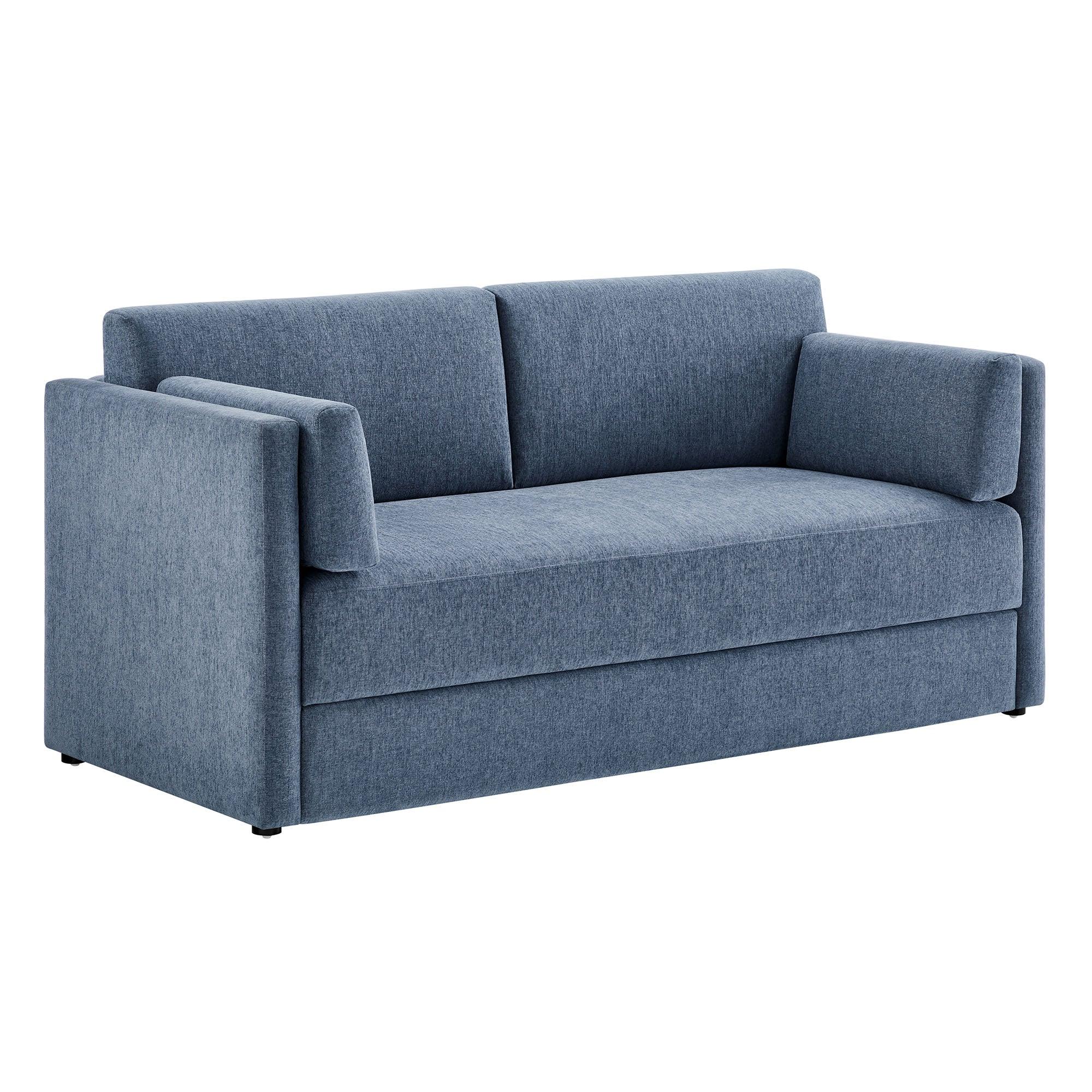 Linden Upholstered Heathered Chenille Sofa