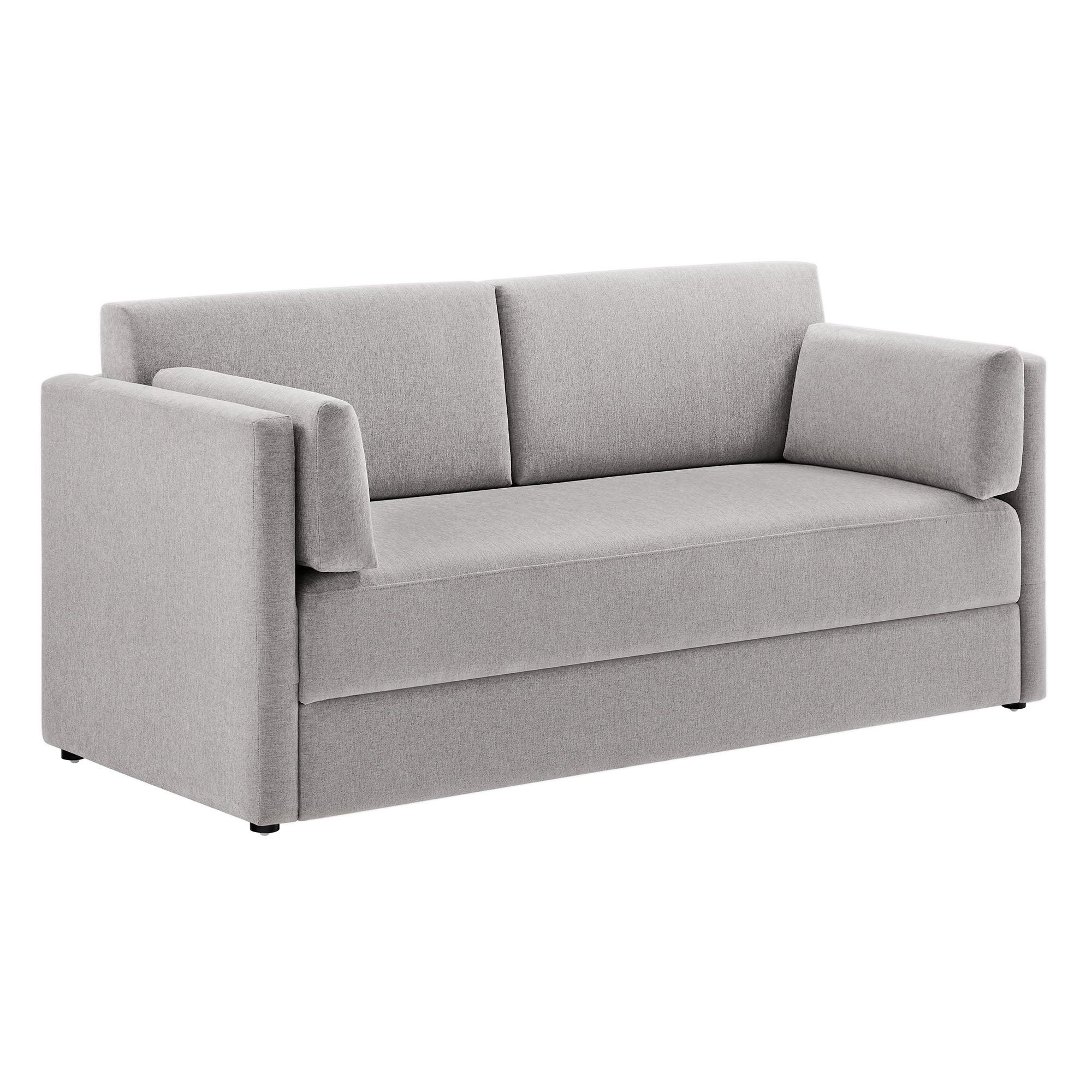 Linden Upholstered Heathered Chenille Sofa