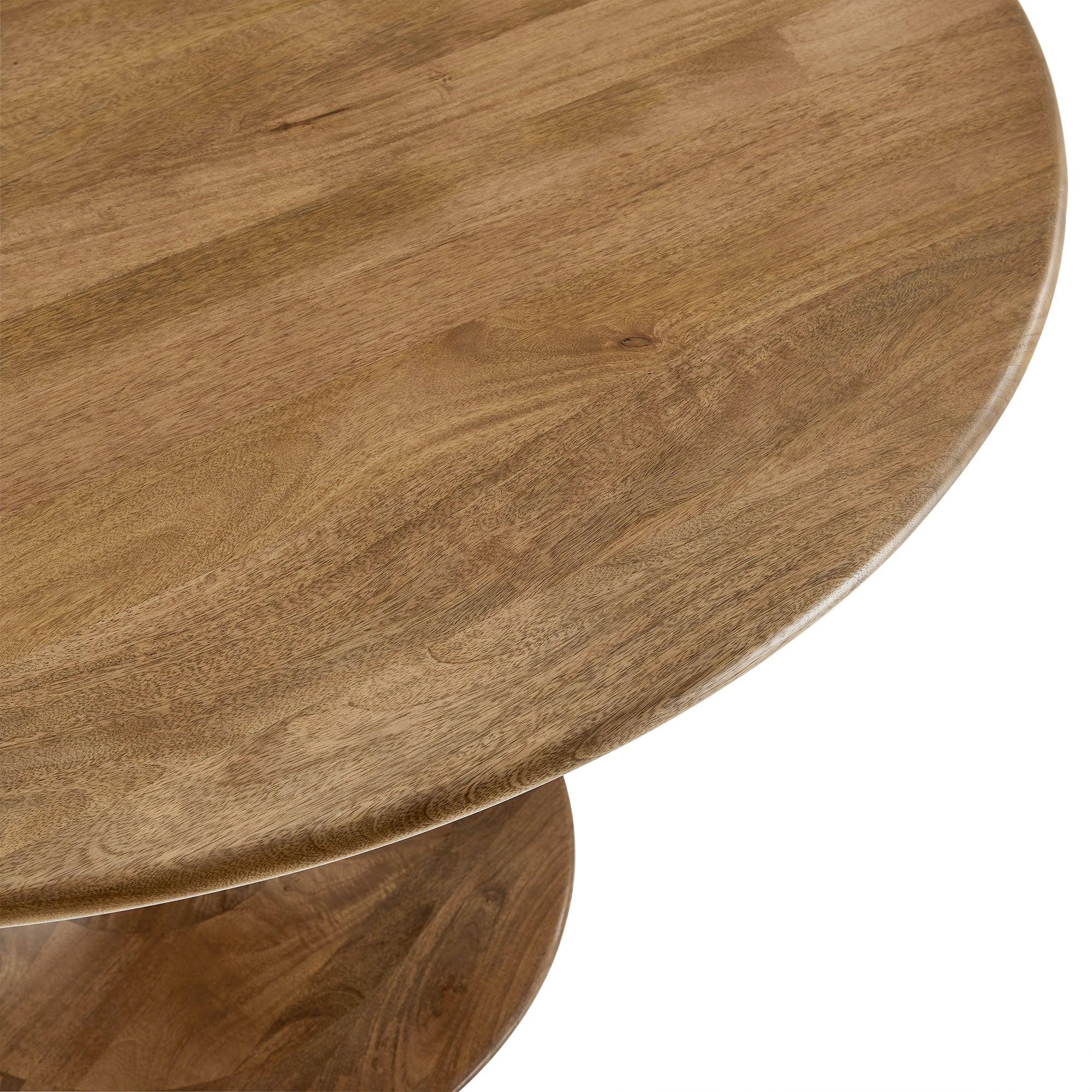 Lippa 48" Round Solid Wood Dining Table