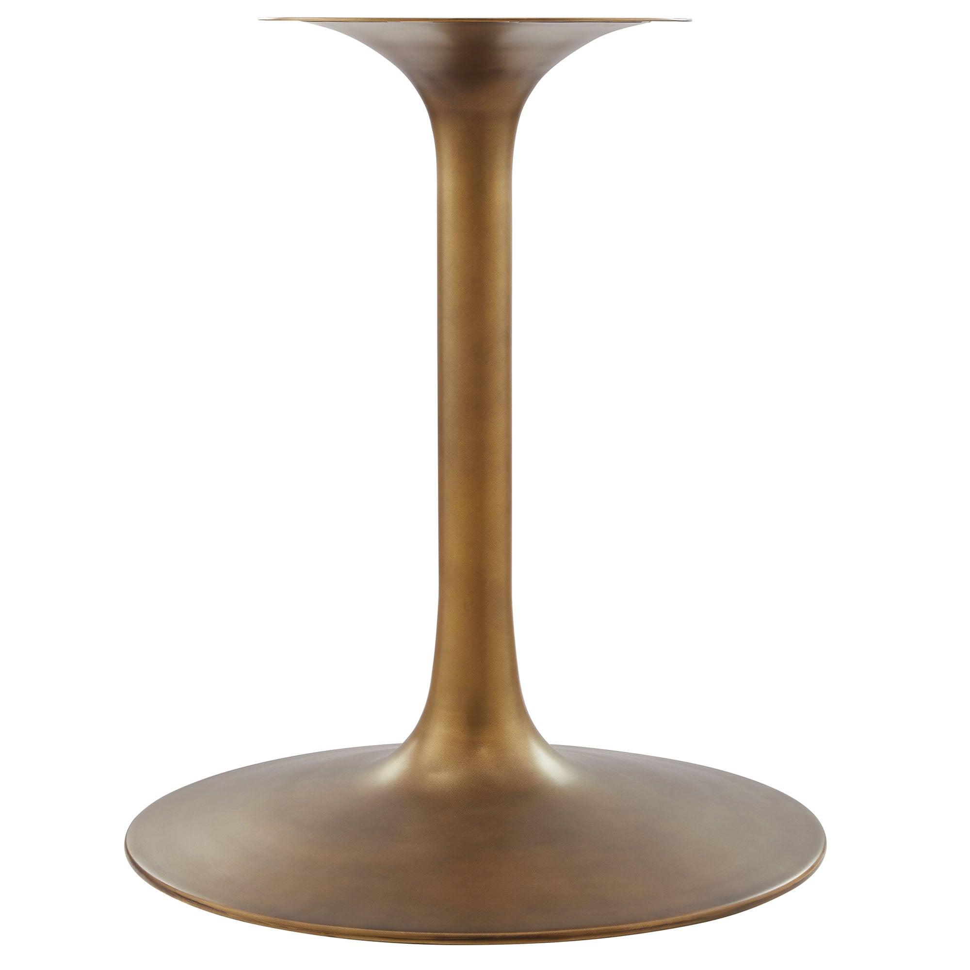 Lippa 60" Round Pedestal Solid Wood Dining Table