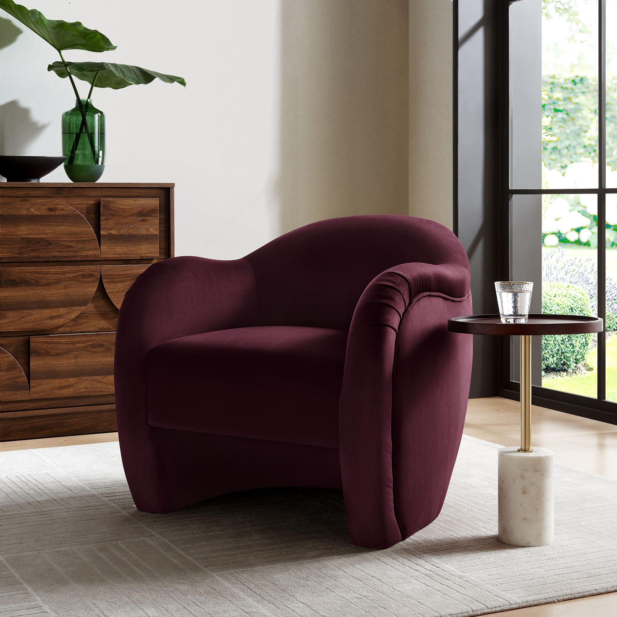 Compose Performance Velvet Accent Chair