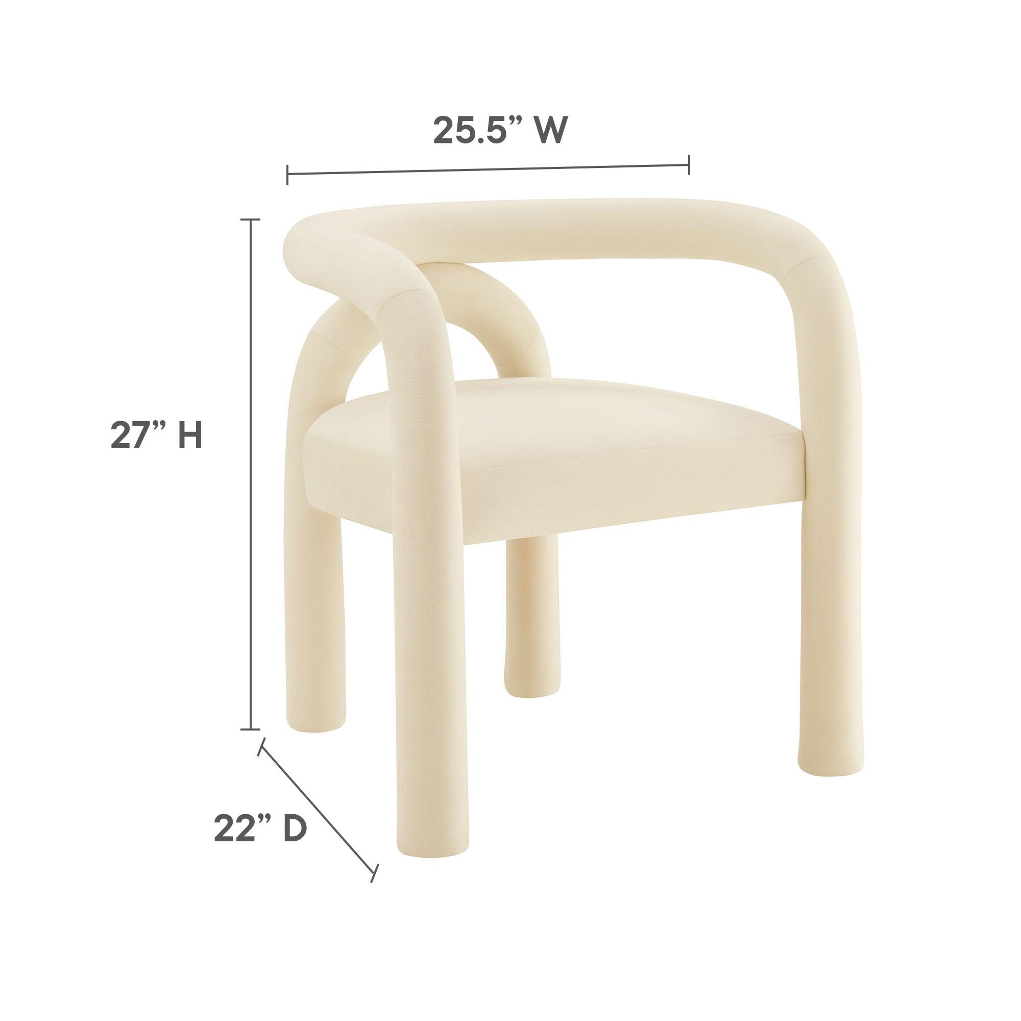 Astrid Performance Velvet Dining Chair