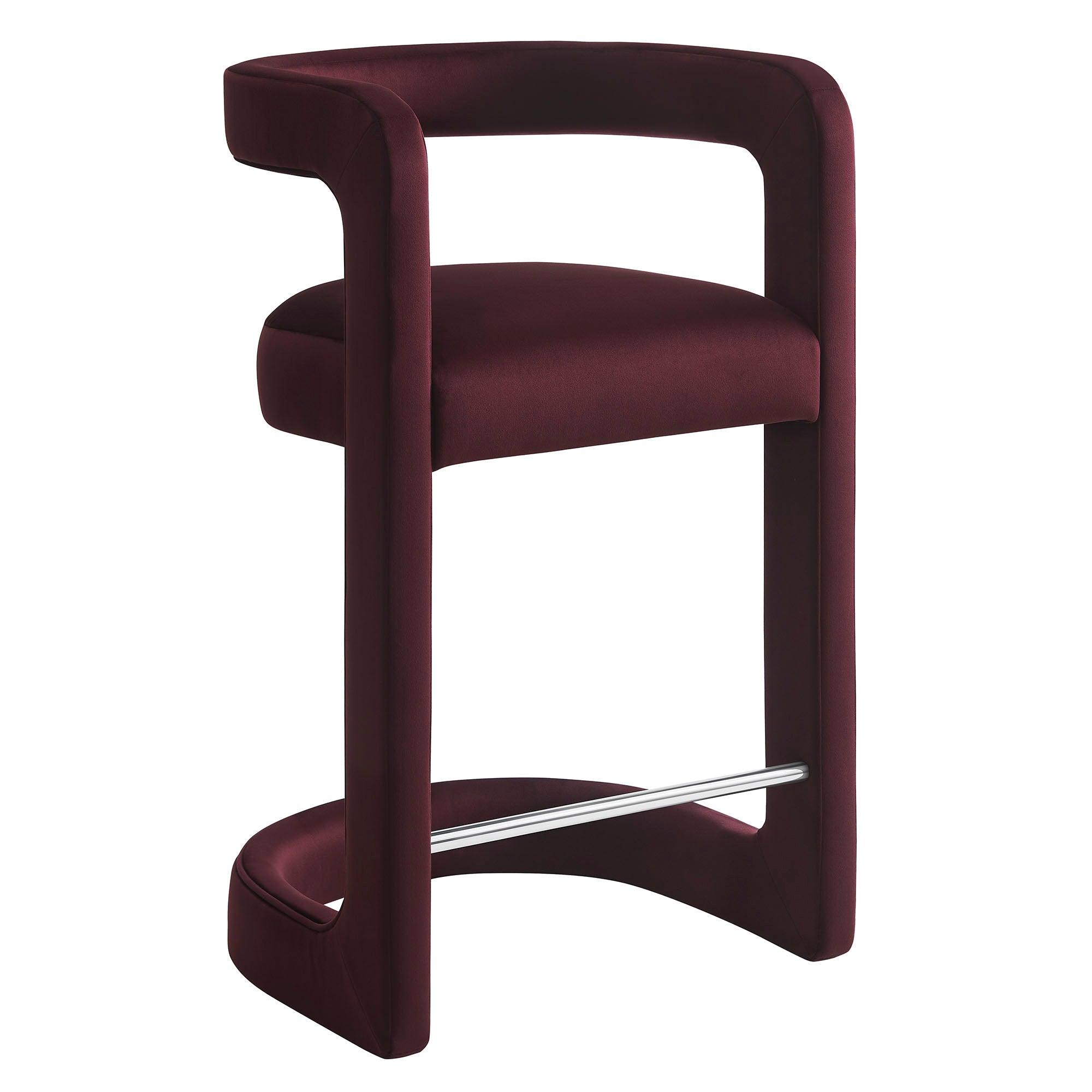 Winslow Performance Velvet Counter Stool