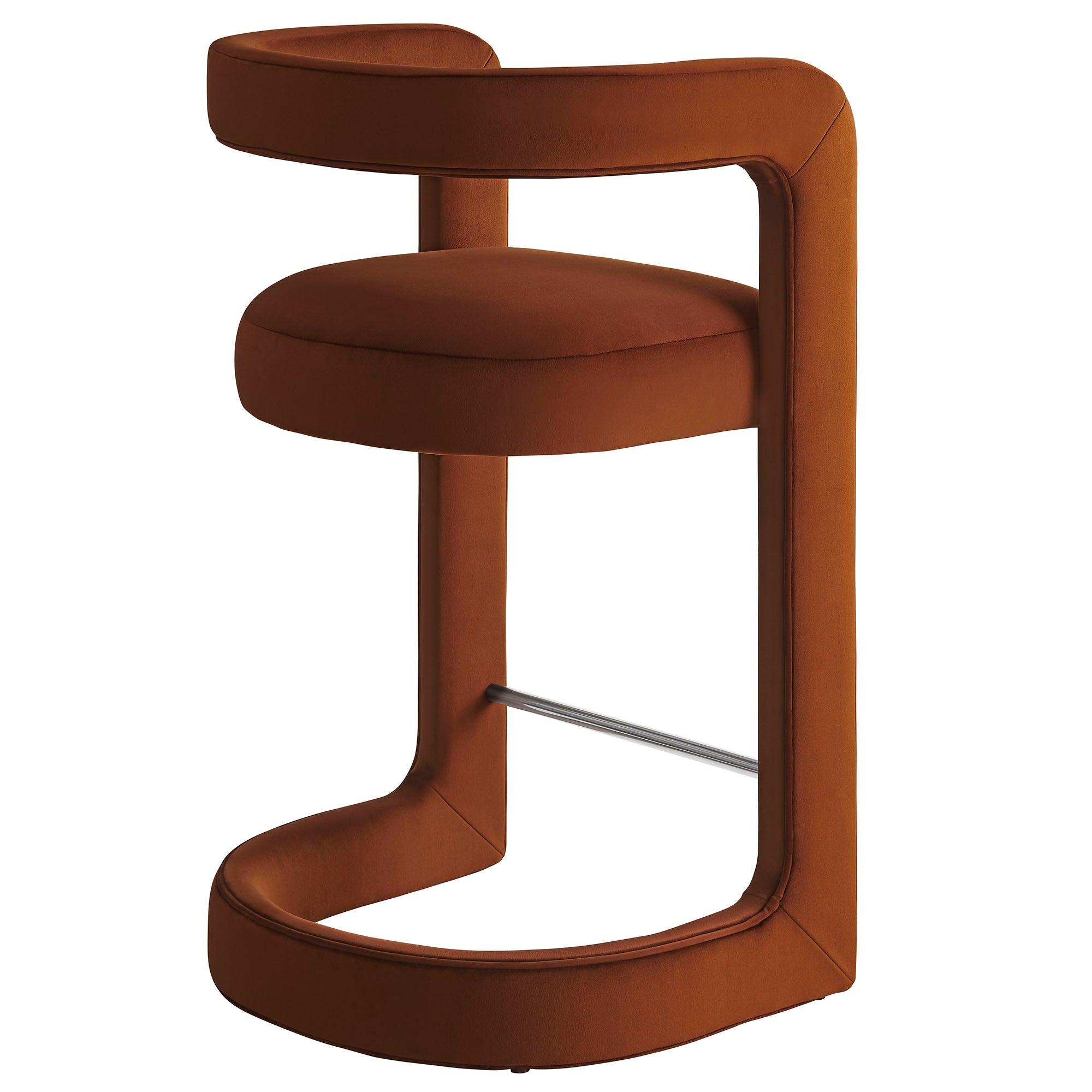 Winslow Performance Velvet Counter Stool