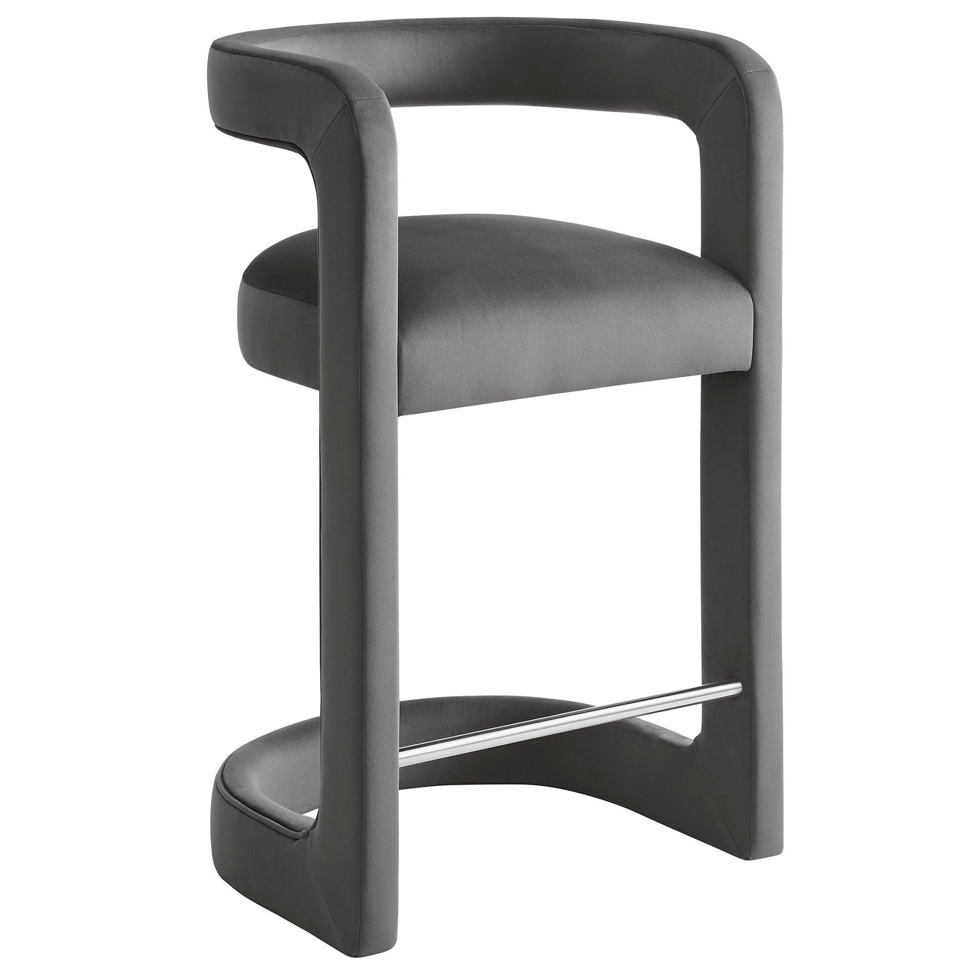 Winslow Performance Velvet Counter Stool