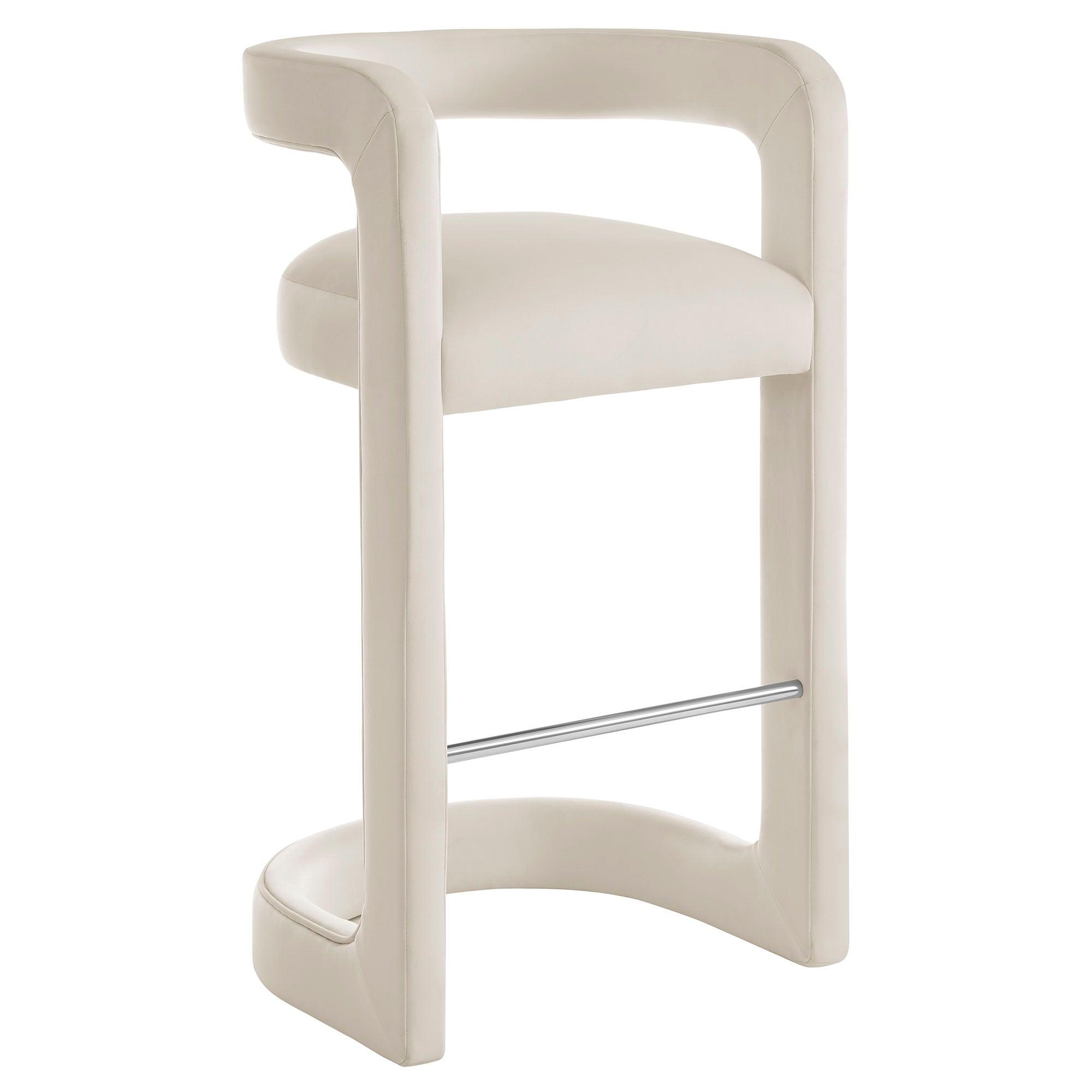 Winslow Performance Velvet Bar Stool