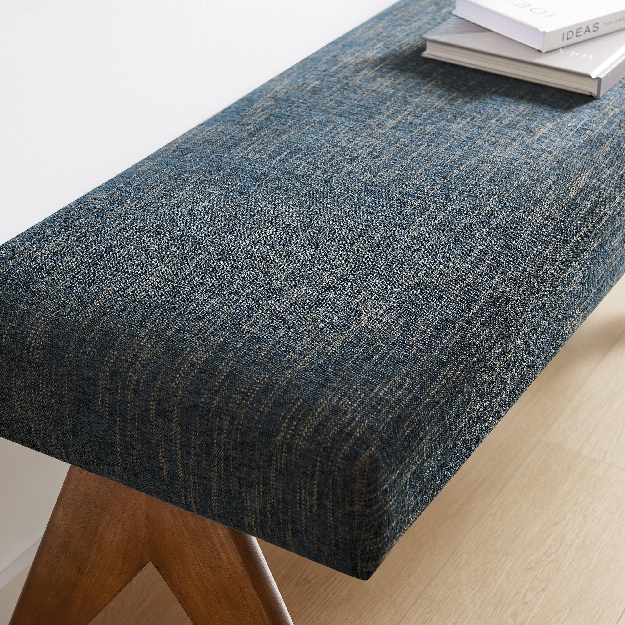 Lyra 47" Fabric Upholstered Bench