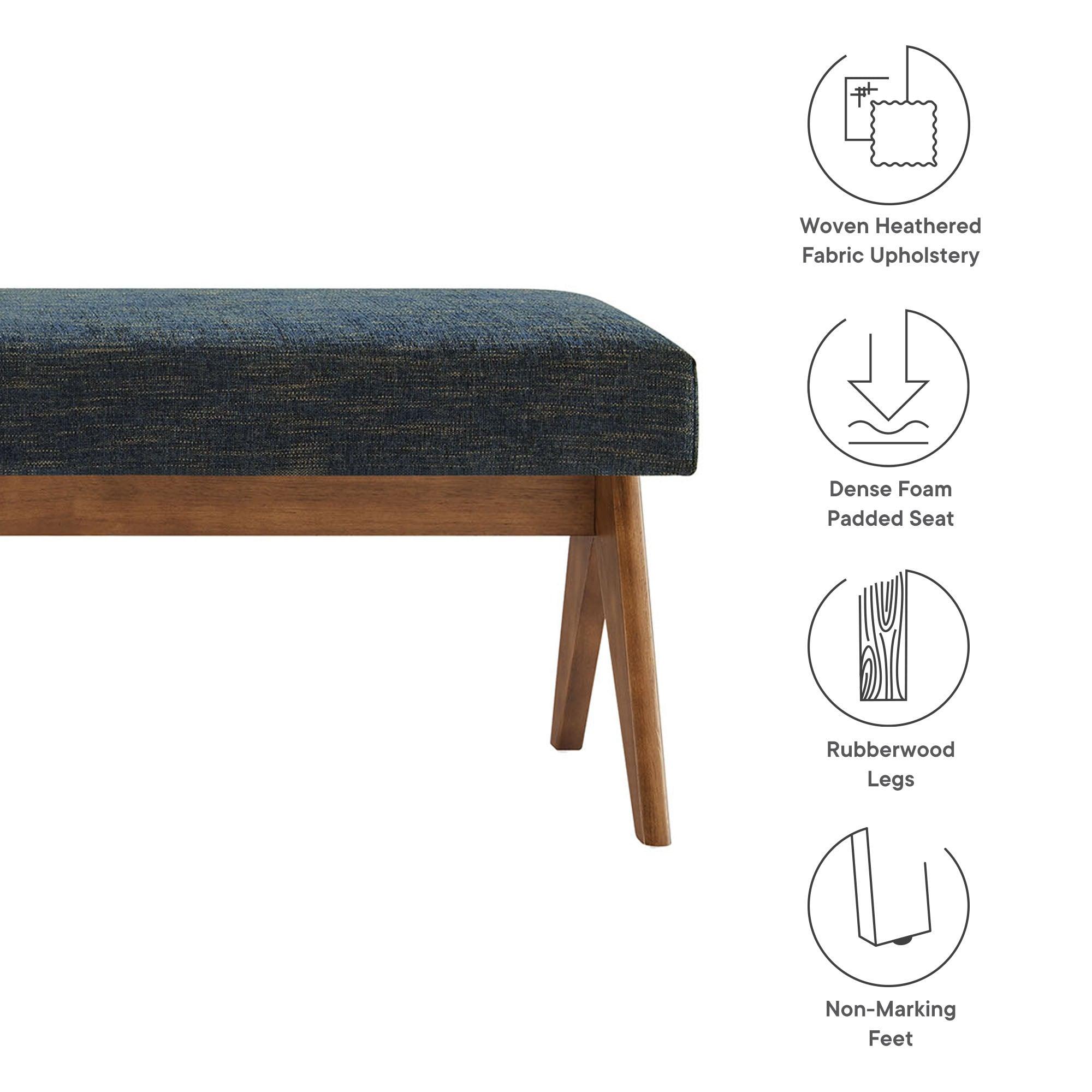 Lyra 63" Fabric Upholstered Bench