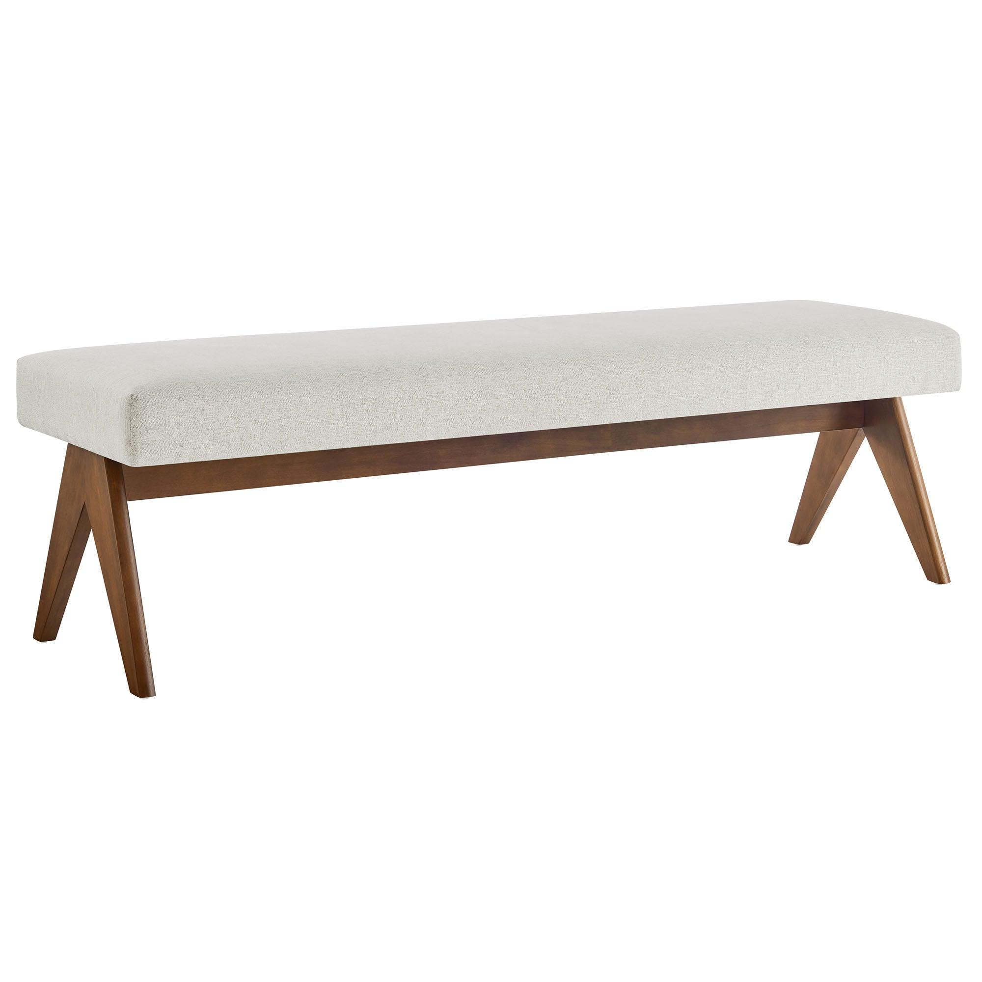 Lyra 63" Fabric Upholstered Bench